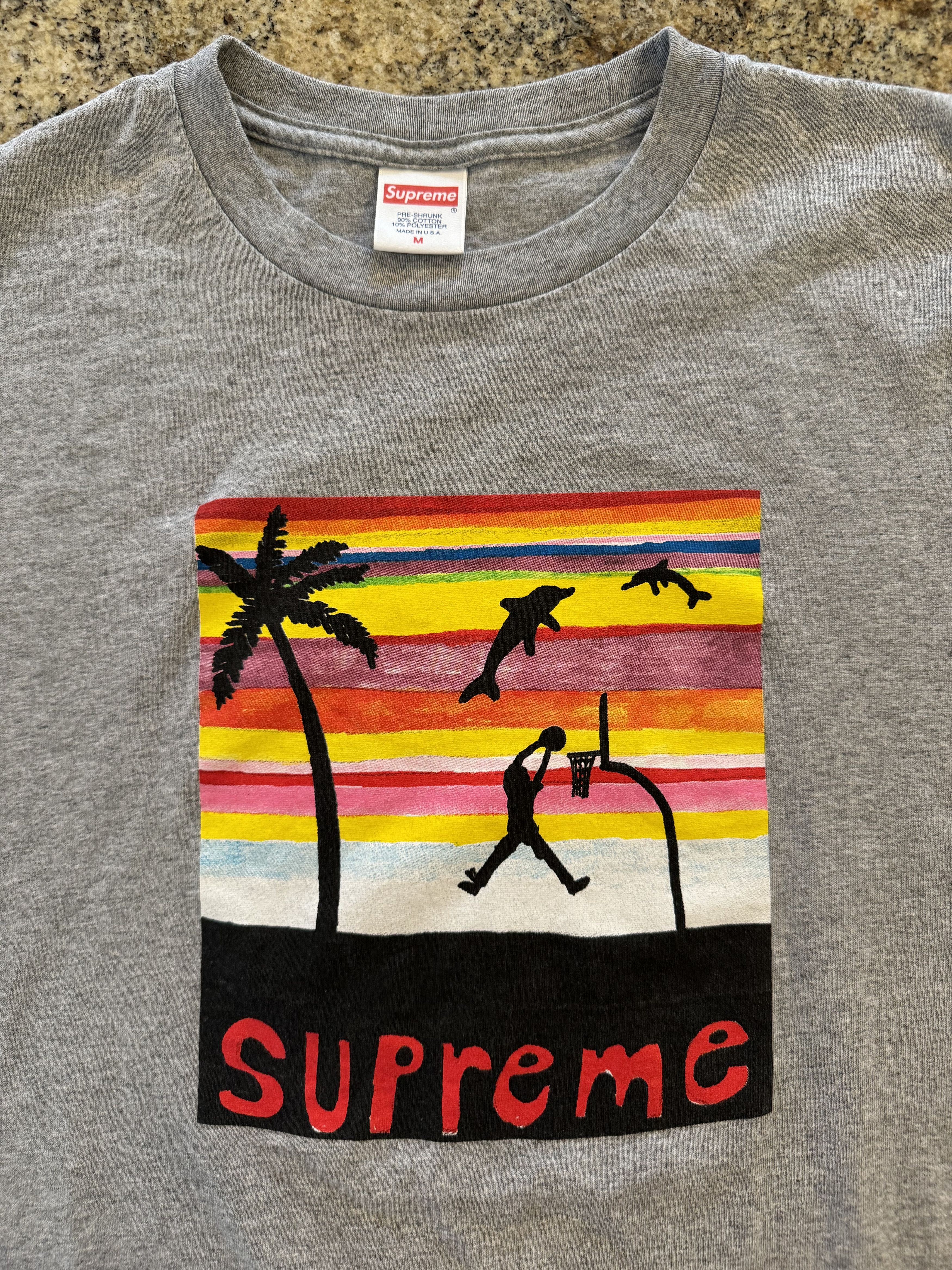 Supreme Suprme Dunk Tee Size US M / EU 48-50 / 2 - 2 Thumbnail