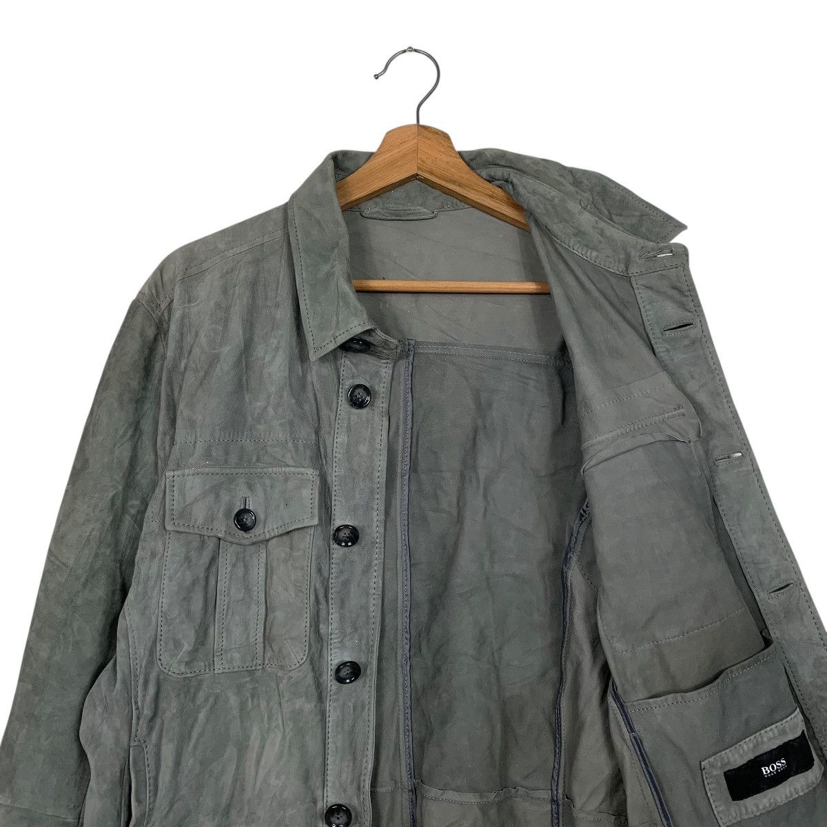 Hugo Boss Hugo Boss Suede Jacket Size US M / EU 48-50 / 2 - 10 Thumbnail