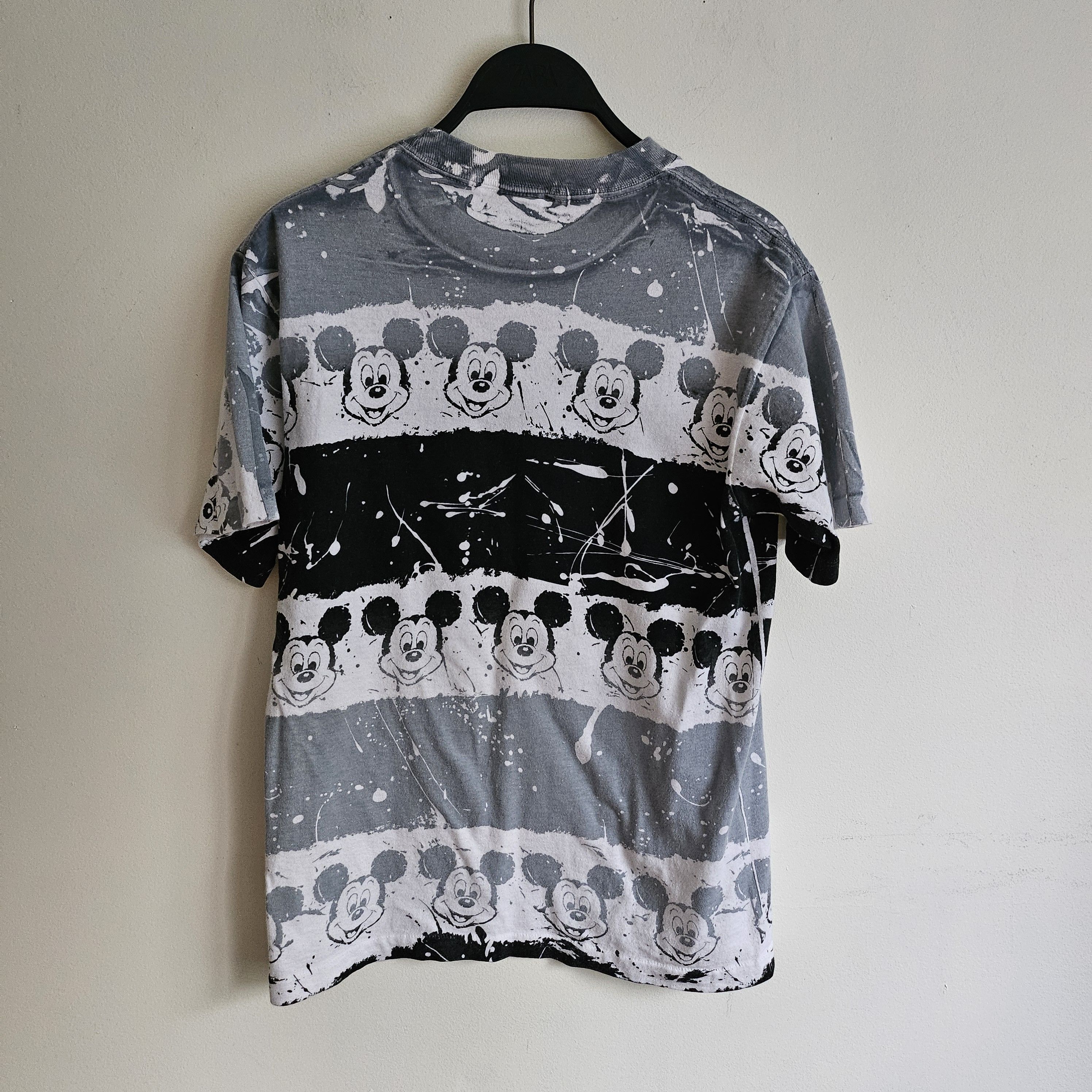 Disney × Vintage vintage 90s MICKEY MOUSE WALT DISNEY ALL OVER PRINT T-Shirt Size US S / EU 44-46 / 1 - 3 Thumbnail