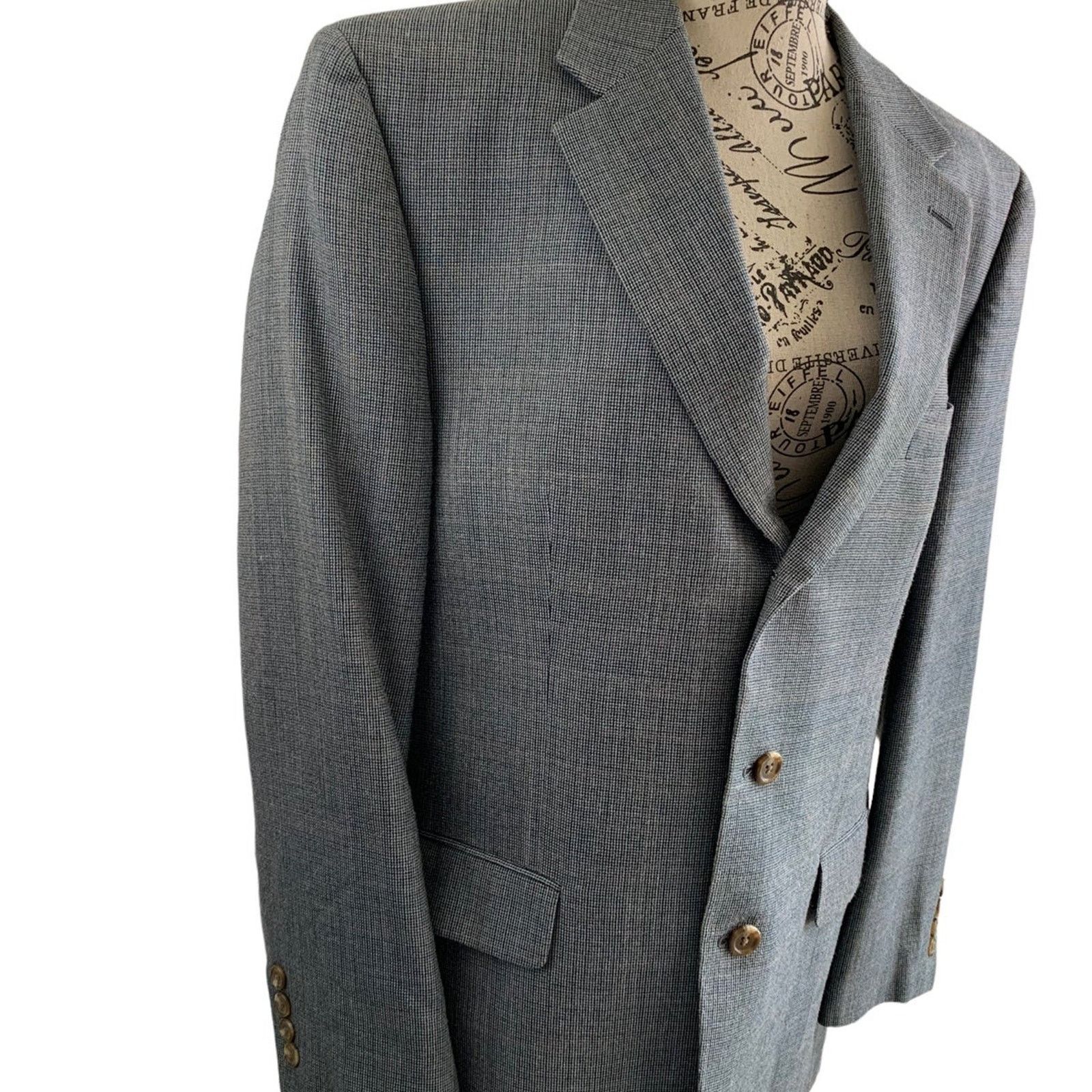 Ralph Lauren Ralph Lauren Men's 43R Blazer Silk Wool Jacket 3 Button Size 42R - 3 Thumbnail
