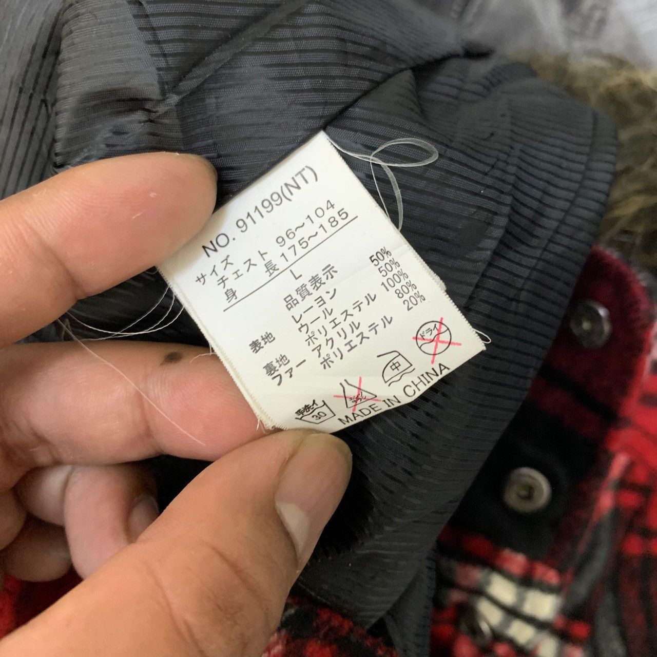 In The Attic "In The Attic" Red Tartan Hooded Wool Duffle Coat Size US M / EU 48-50 / 2 - 12 Thumbnail