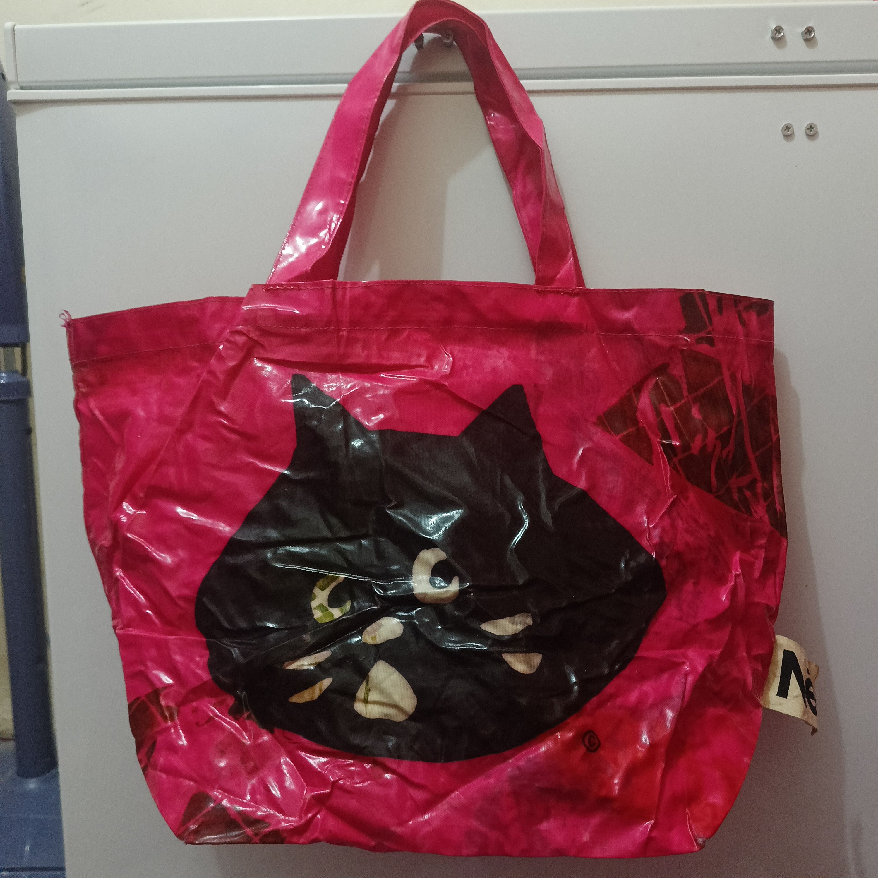 Issey Miyake × Ne-Net × Tsumori Chisato Thrashed distressed issey miyake "CAT" Waterproof Tote Bag Size ONE SIZE - 1 Thumbnail