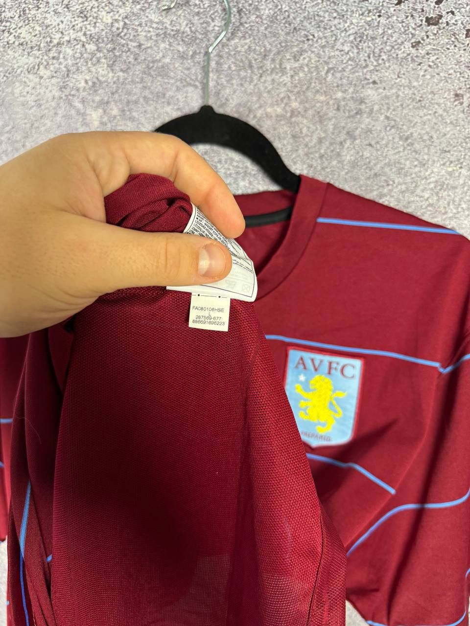 Nike × Vintage Vintage Aston Villa 2006 Nike Training Pre-Match Jersey Size US L / EU 52-54 / 3 - 11 Thumbnail