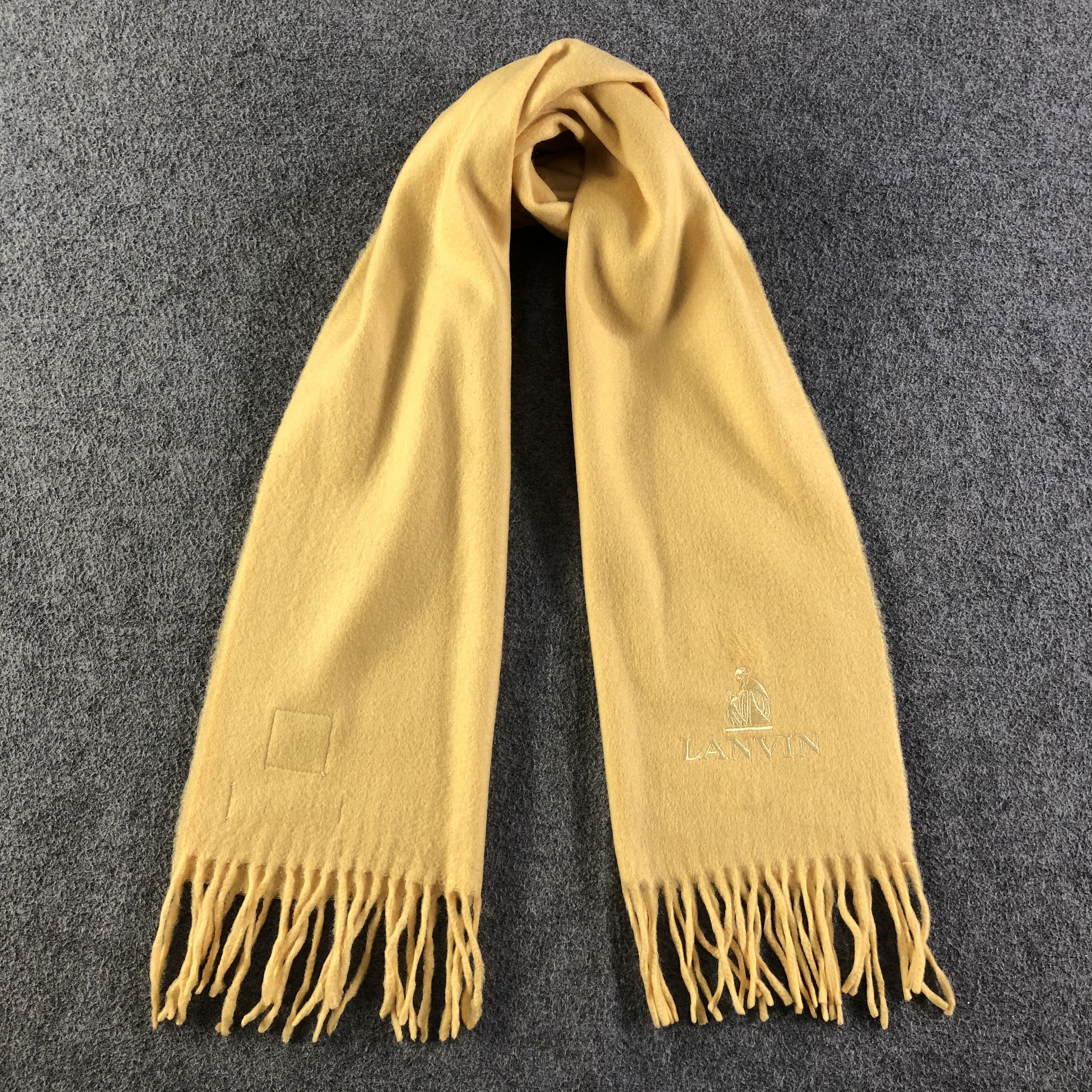 Lanvin Lanvin Cashmere Scarf / Muffler / Neckwear P649 Size ONE SIZE - 1 Thumbnail