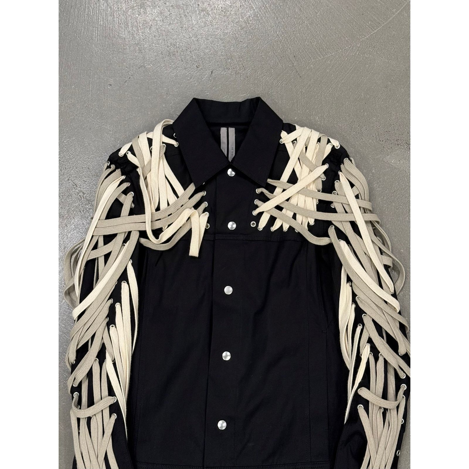 Rick Owens S/S2020 Rick Owens "Tecuatl" Megalace worker jacket Size S / US 4 / IT 40 - 4 Thumbnail