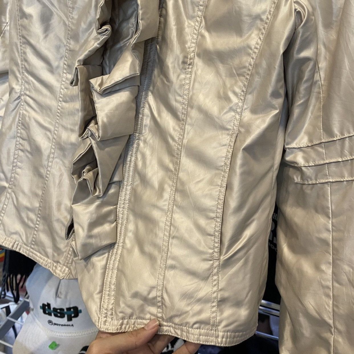 Sonia Rykiel Sonia Rykiel blazer coat in silver white Size S / US 4 / IT 40 - 6 Thumbnail