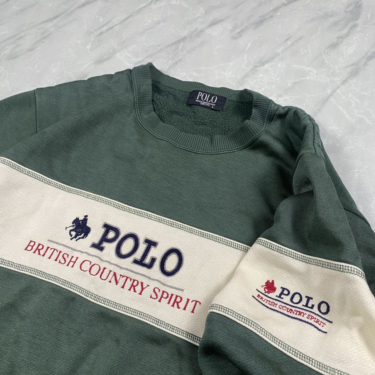 Beverly Hills Polo Club Vintage 90s Polo British Country Crewneck Size US M / EU 48-50 / 2 - 3 Thumbnail