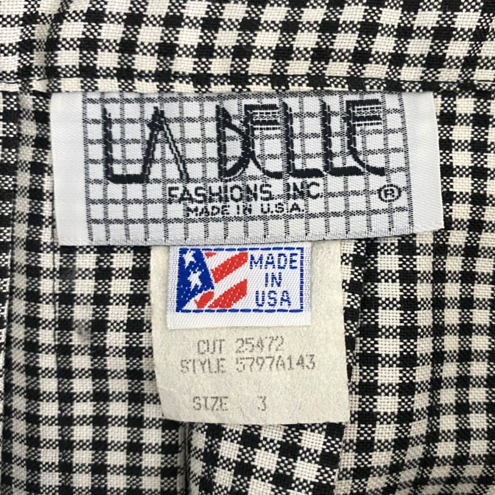 Vintage VINTAGE La Belle Pleated Mini Skirt Women's Size 3 Black/White Checkered Pattern Skirt Mens? No, Women. Size 26" / US 2 / IT 38 - 7 Thumbnail