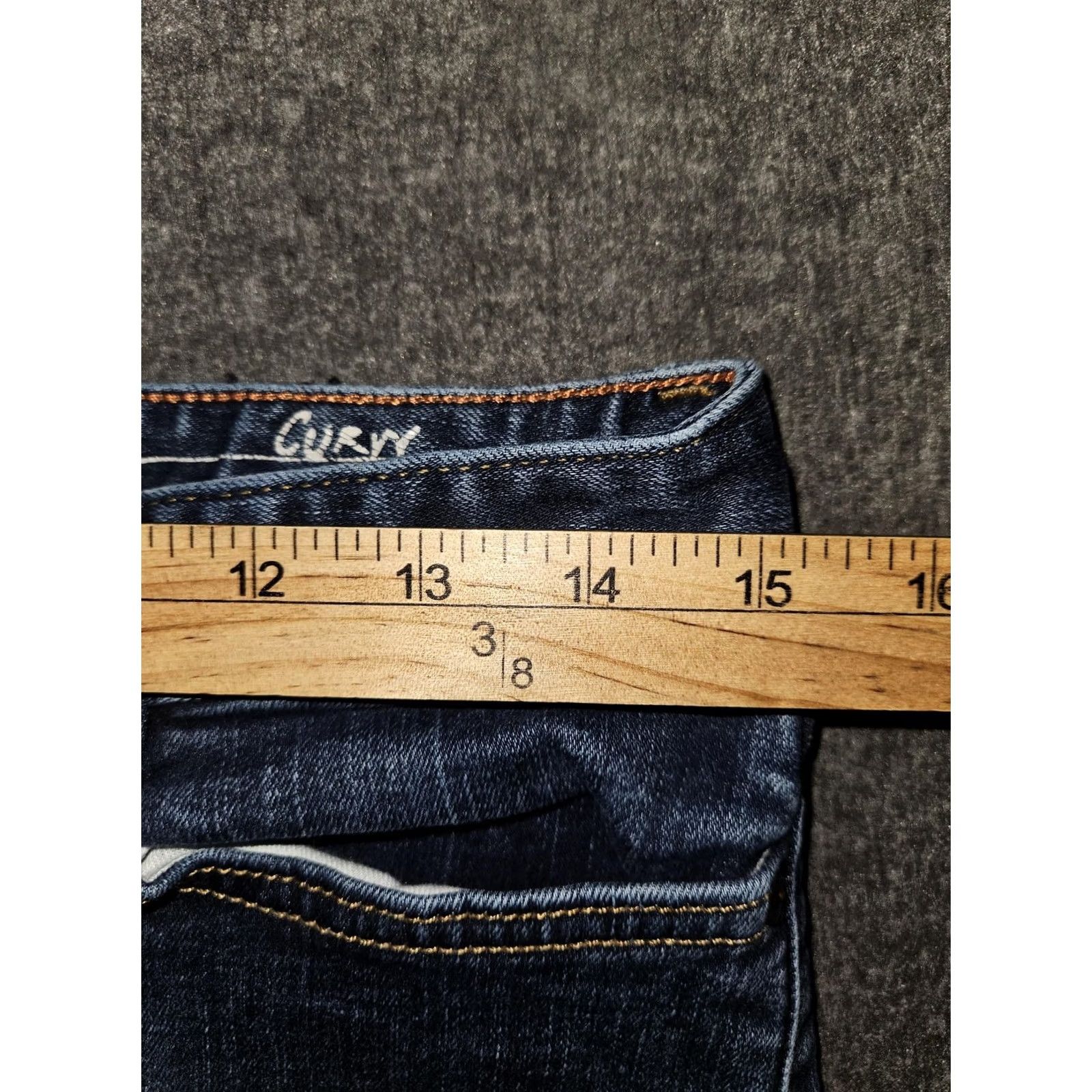 Eddie Bauer VINTAGE Eddie Bauer Jeans Womens 8 Blue Low Rise Curvy Straight Denim Casual Pants Size 30" / US 8 / IT 44 - 4 Thumbnail