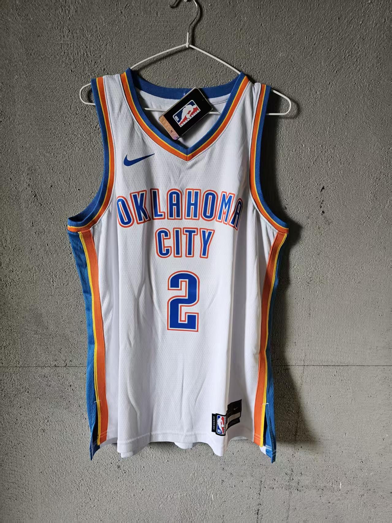 NBA Oklahoma City Thunder 2 Shai Gilgeous-Alexander Jersey White Size US S / EU 44-46 / 1 - 2 Thumbnail