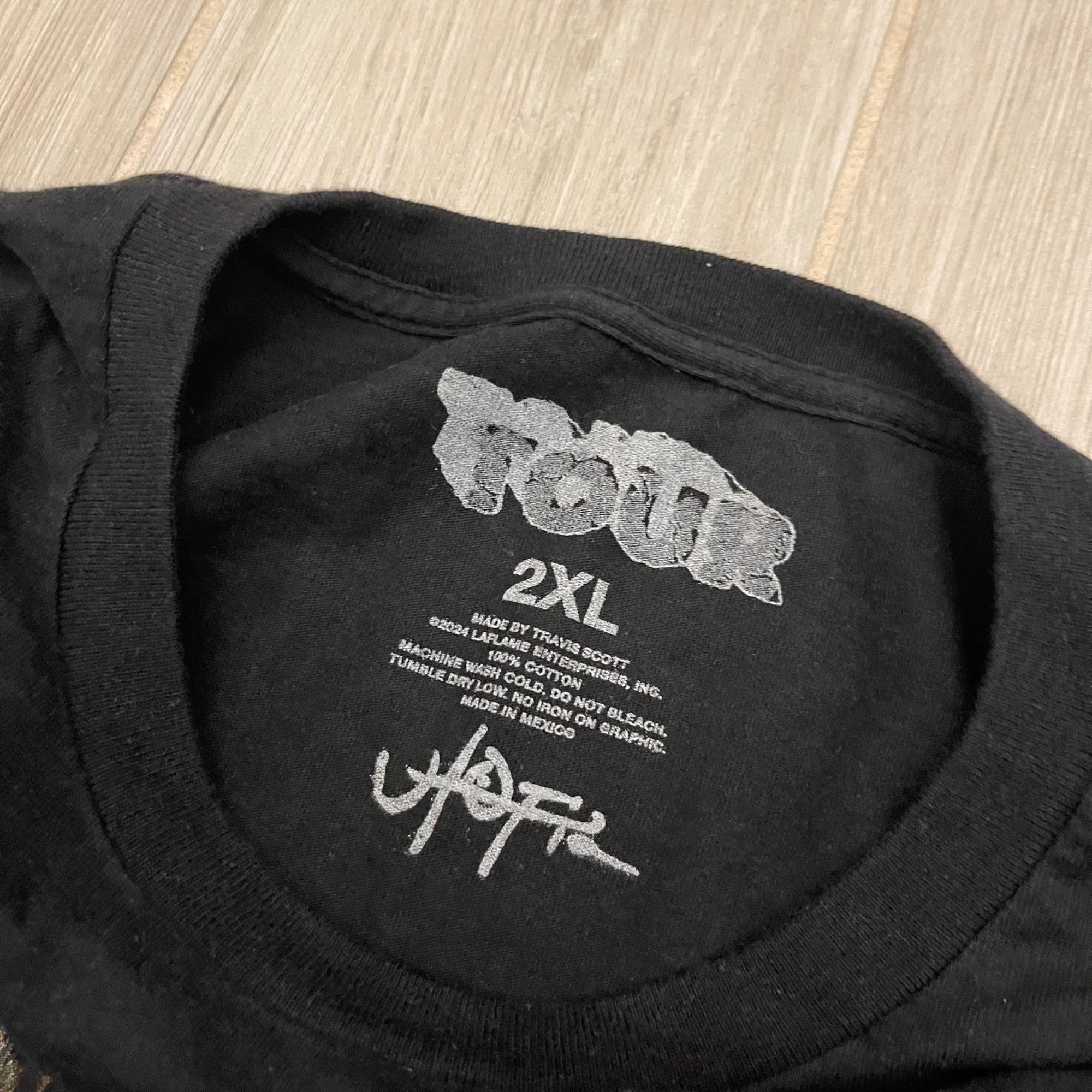 Travis Scott NEW TRAVIS SCOTT SOUTH AMERICAN TOUR TEE SZ 2XL Size US XXL / EU 58 / 5 - 3 Thumbnail