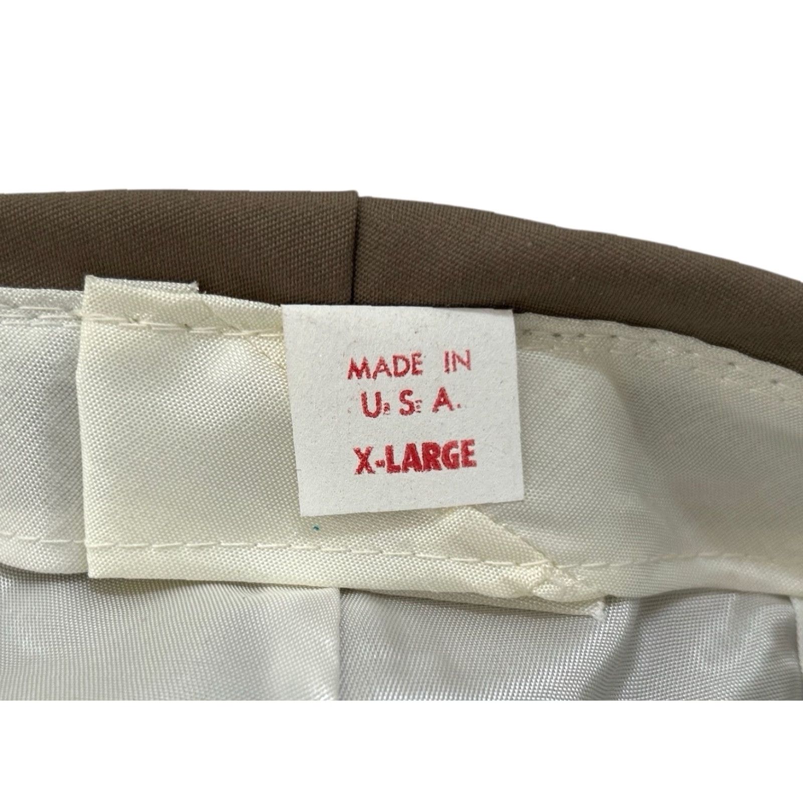 Vintage VINTAGE cabbie drivers flat cap hat Men XL brown 90s deadstock NWOT Made in USA Flat Cap Mens Size ONE SIZE - 3 Thumbnail