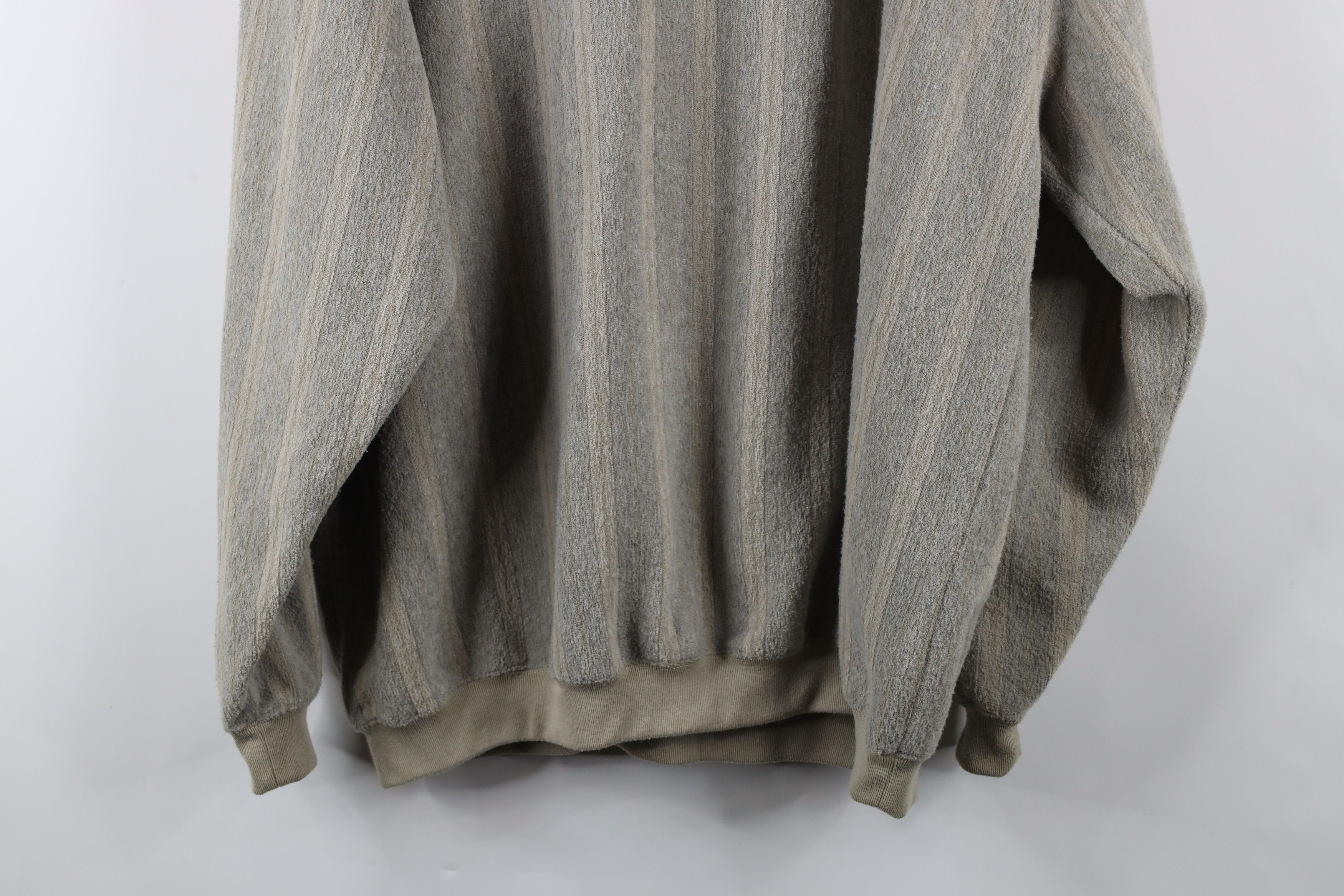 Vintage Vintage 90s Streetwear Fleece Collared Pullover Sweater Size US XXL / EU 58 / 5 - 10 Thumbnail