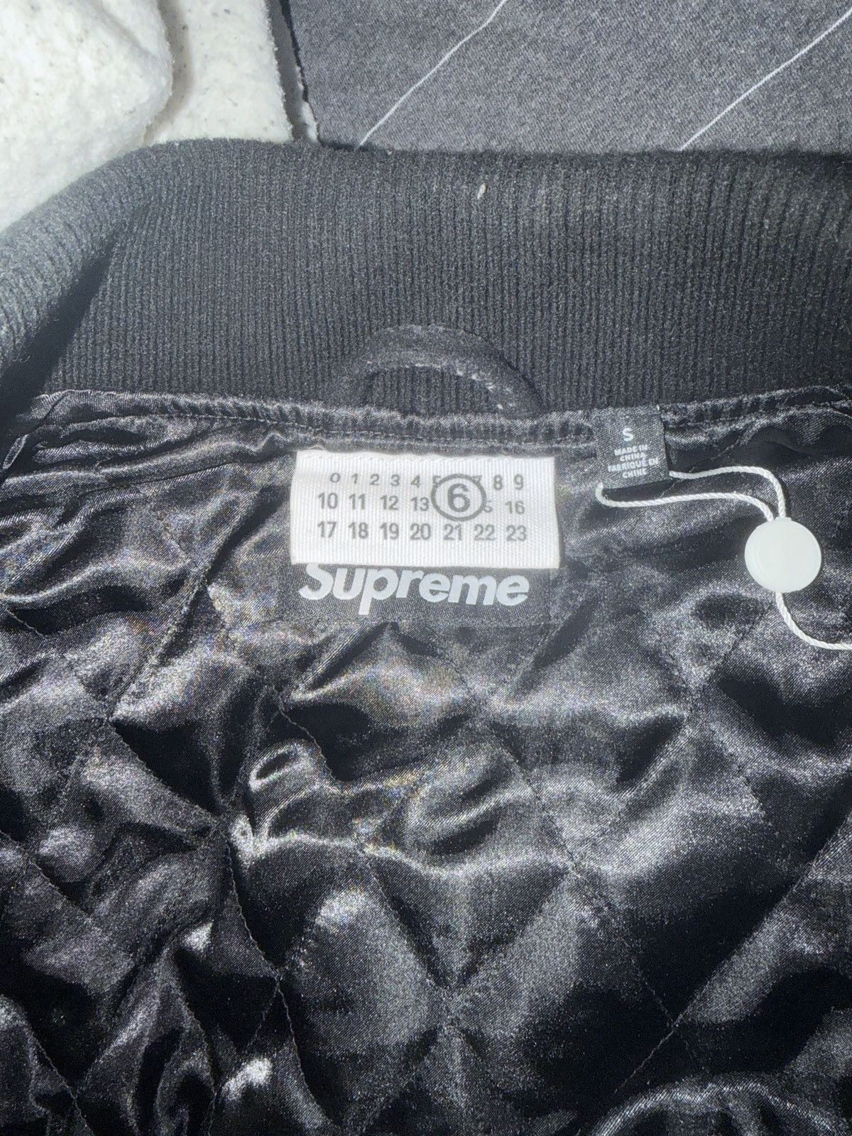 Maison Margiela × Supreme Supreme x MM6 Maison Margiela Varsity Jacket Size US S / EU 44-46 / 1 - 6 Thumbnail
