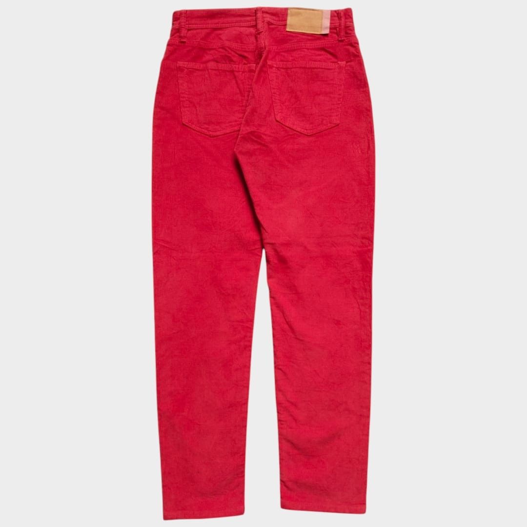 Acne Studios Acne Studios Bla konst melk conduroy red pant Size US 27 - 2 Thumbnail
