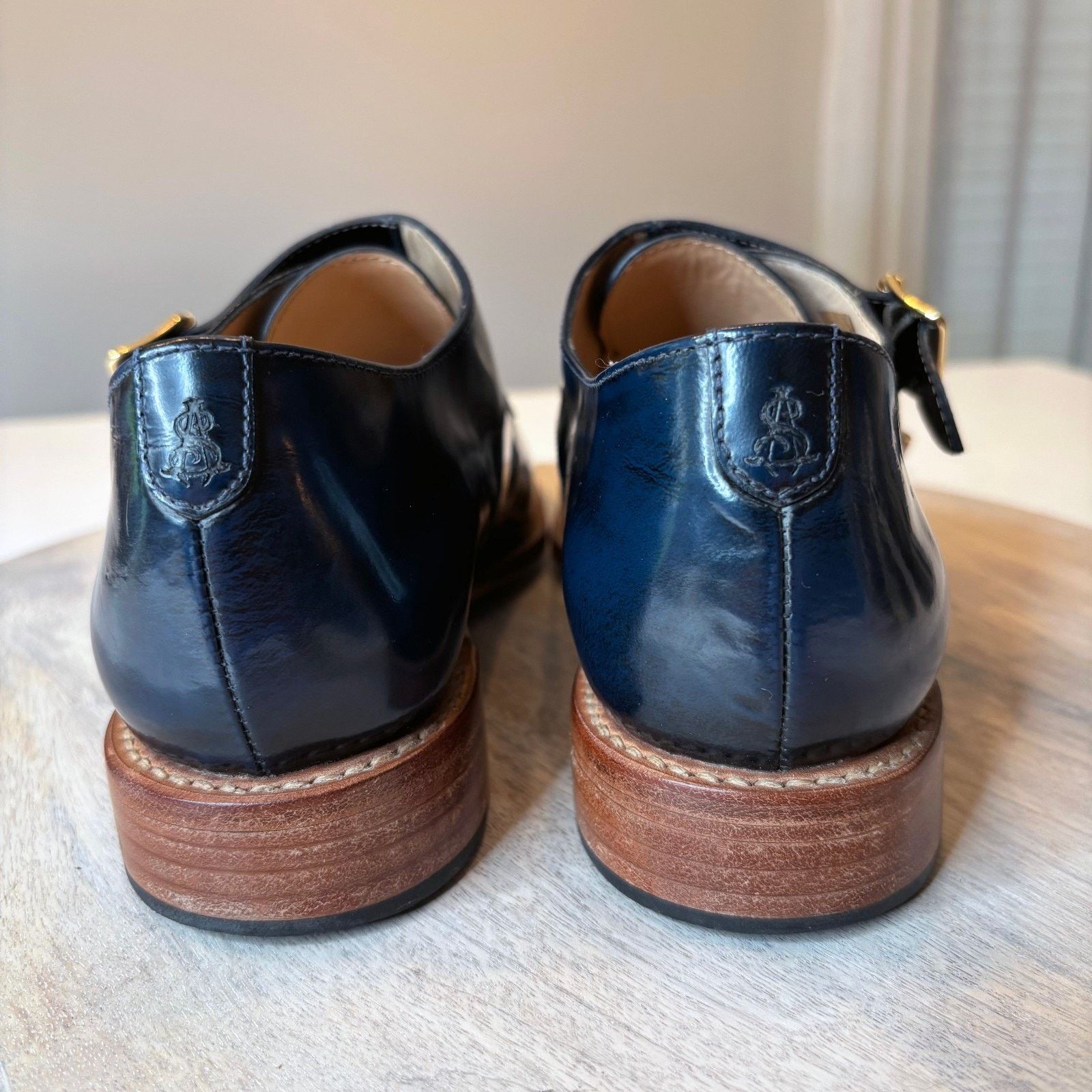 Kendra Scott Angela Scott Mr. Colin Double Monk Strap Shoes US Size 10 Size US 10 / IT 40 - 7 Thumbnail