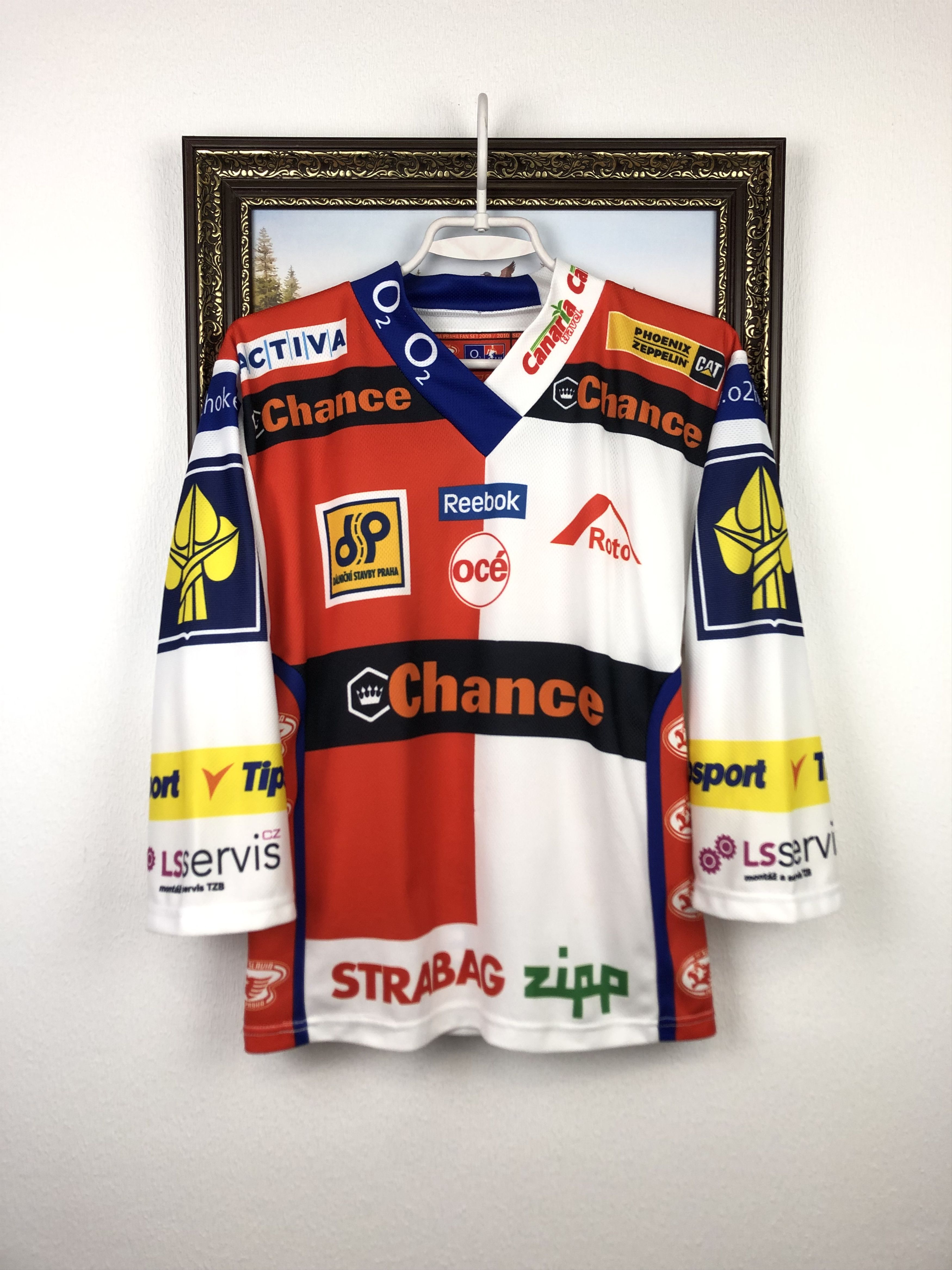 Other Vintage Slavia Praha Ice Hockey Jersey Shirt Long Boys Kids Size US XXS / EU 40 - 1 Thumbnail