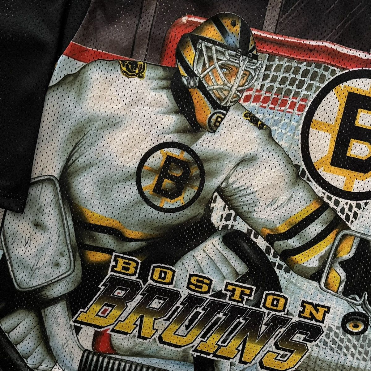 Ccm Vintage 90s CCM NHL Boston Bruins Goalie OVP Hockey Jersey Size US M / EU 48-50 / 2 - 6 Thumbnail