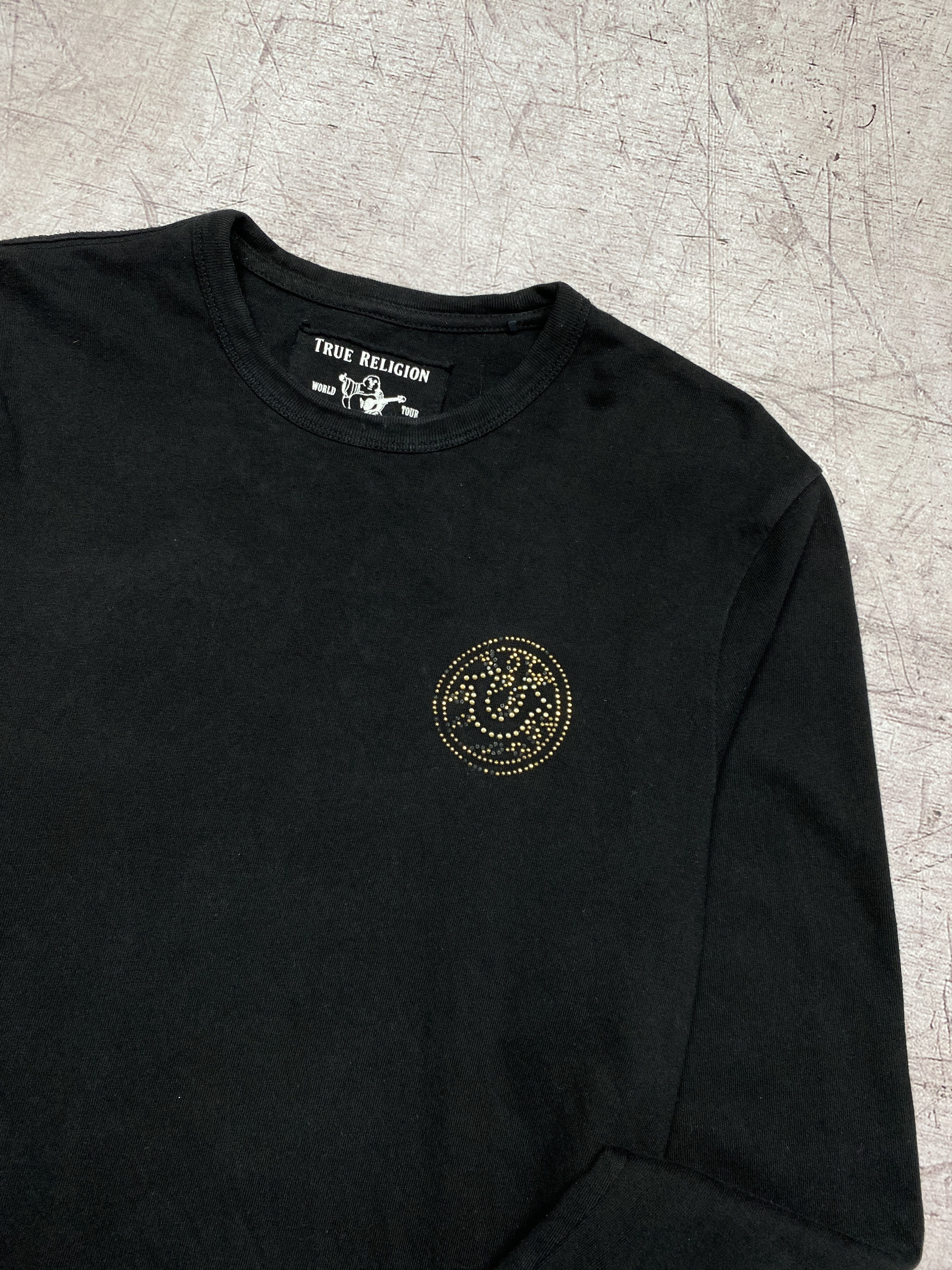 True Religion True Religion Vintage Mens Crew Neck Sweatshirt Size US M / EU 48-50 / 2 - 2 Thumbnail