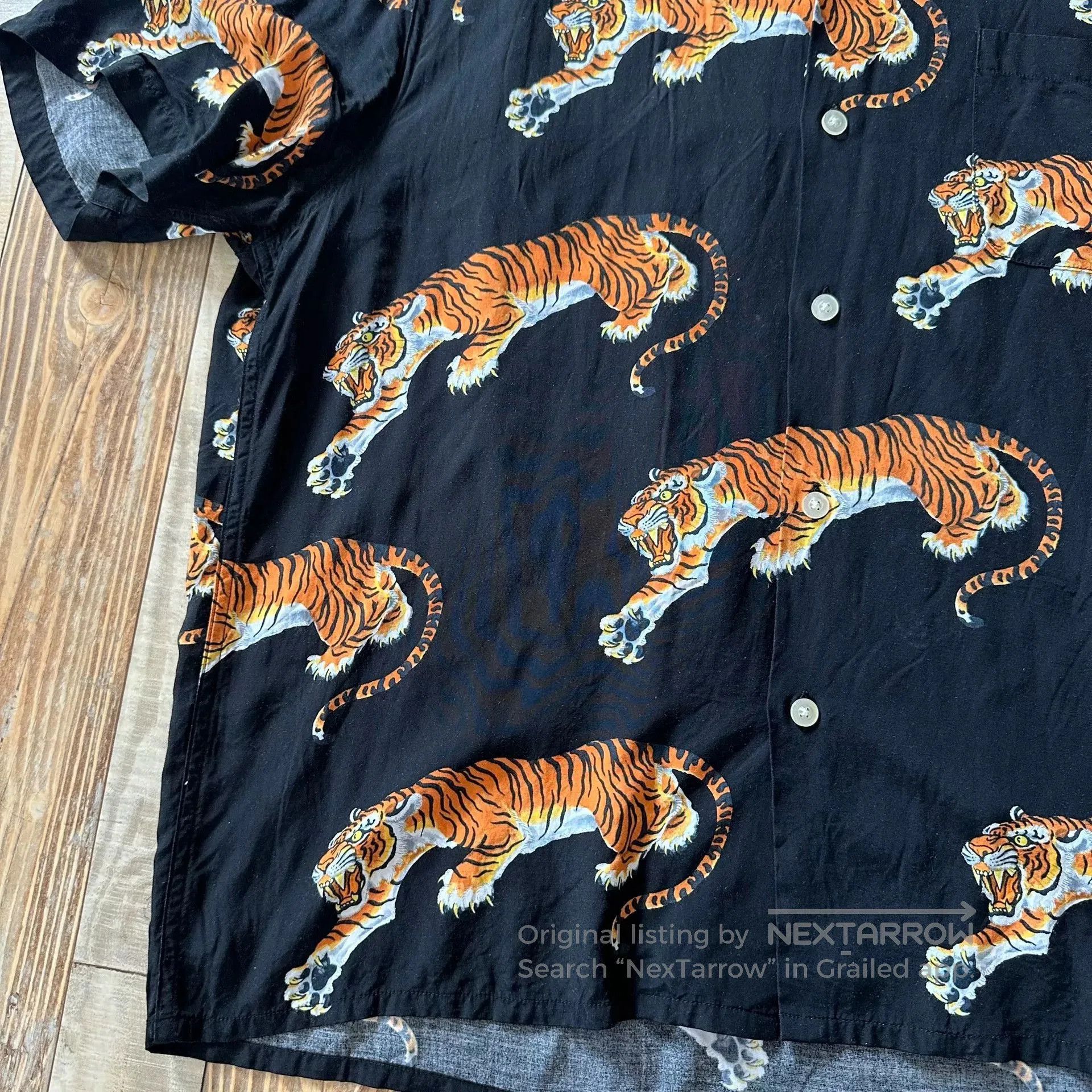 Wacko Maria print short sleeve shirt. Size US XL / EU 56 / 4 - 6 Thumbnail