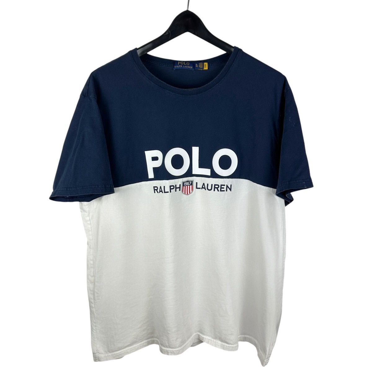 Polo Ralph Lauren Mens Y2K Polo Ralph Lauren Logo Spellout Shirt Size US XXL / EU 58 / 5 - 1 Thumbnail