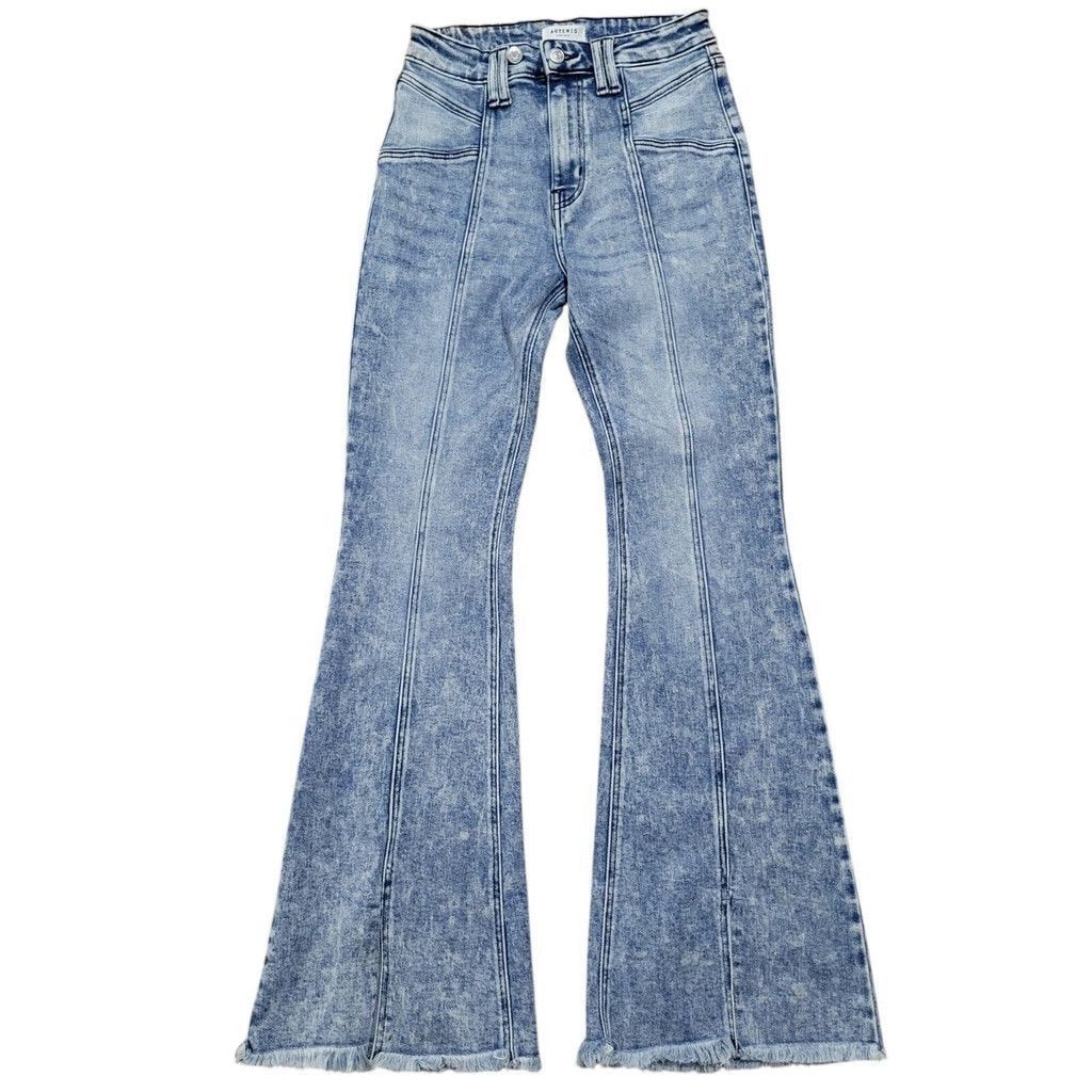 Other Artemis Vintage Eileen Hi-Rise Stretch Flare Jean Size 5/26. Size 26" / US 2 / IT 38 - 6 Thumbnail