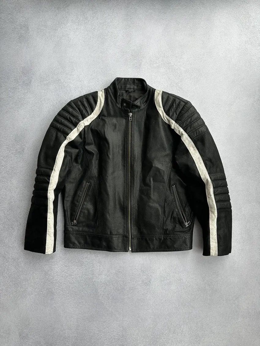 Vintage Vintage Snap Shot Moto Leather Jacket Size US S / EU 44-46 / 1 - 1 Thumbnail