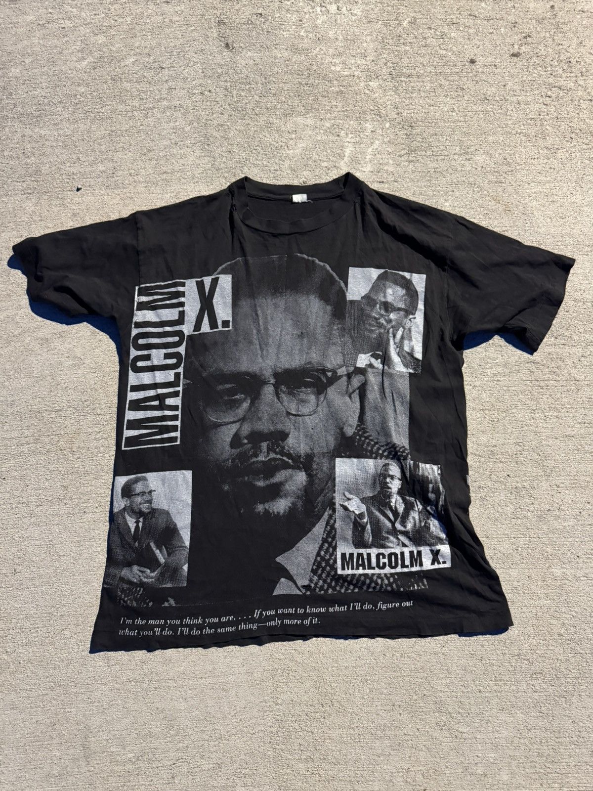 Vintage Malcom X & MLK Vtg Black History Tee Size US XXL / EU 58 / 5 - 1 Thumbnail