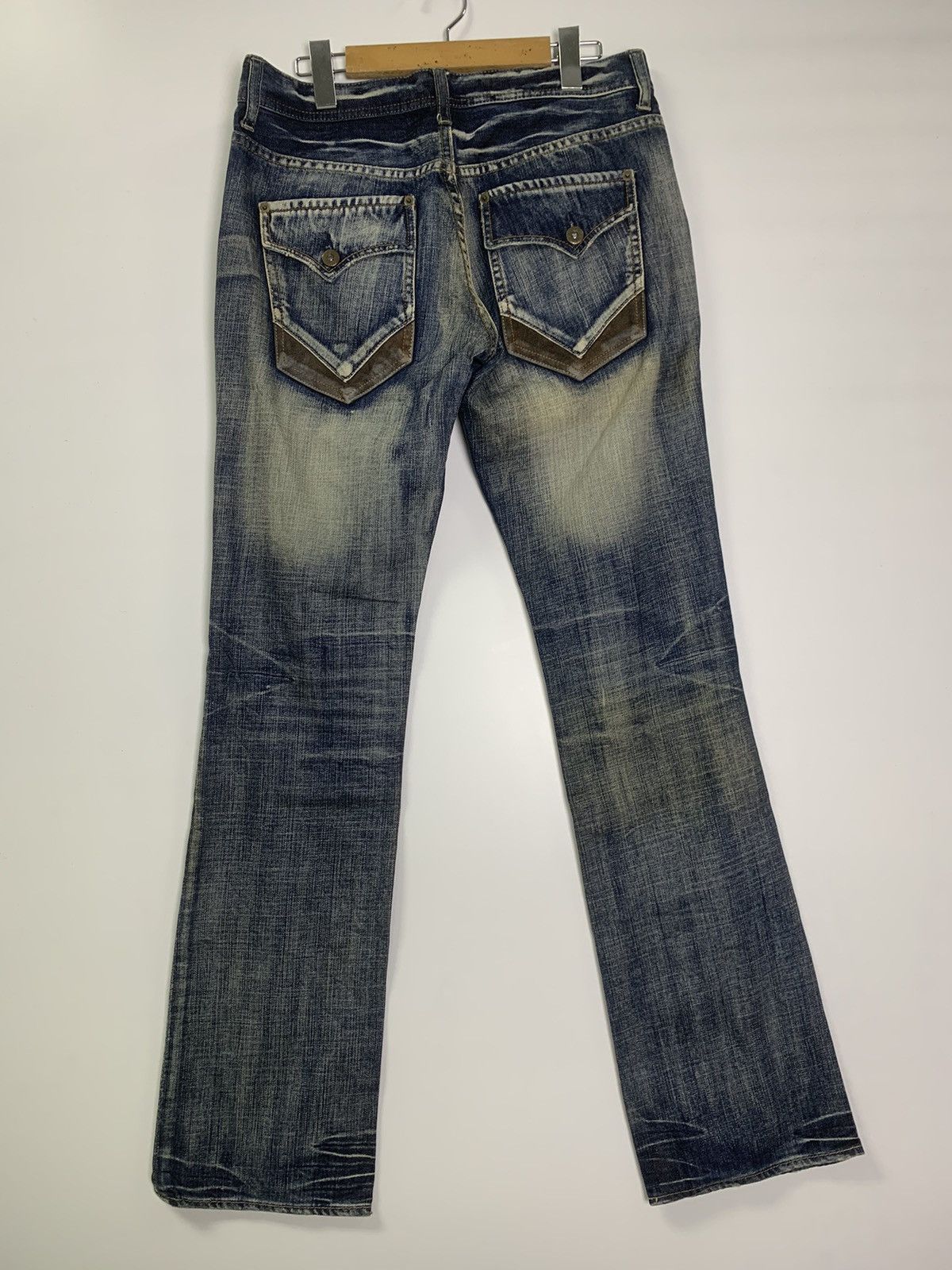 Michel Klein × Vintage Vintage distress jeans Size US 34 / EU 50 - 8 Thumbnail