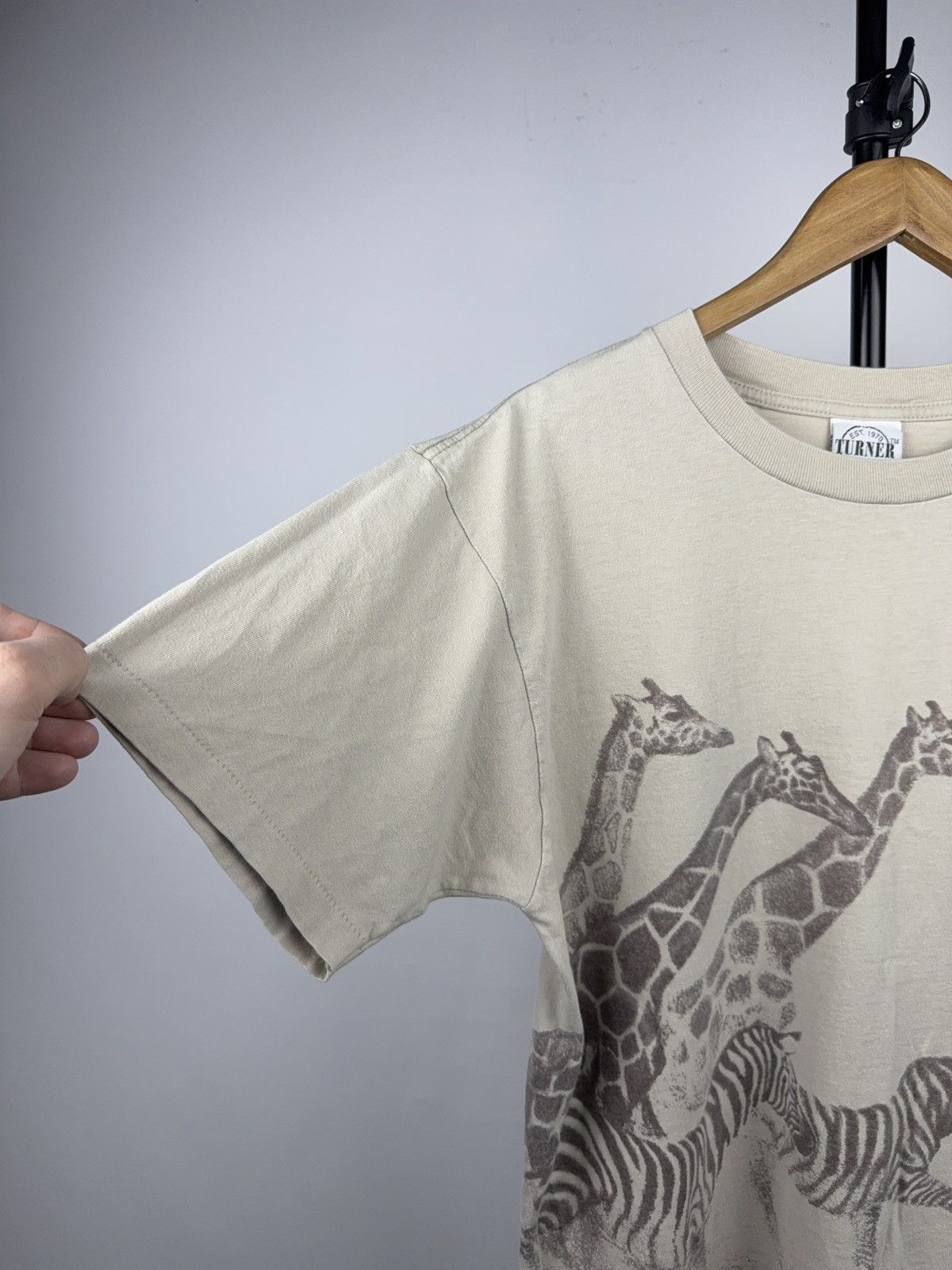 The Mountain 90s Turner Originals Busch Gardens Safari Tee Made in USA L Size US L / EU 52-54 / 3 - 3 Thumbnail