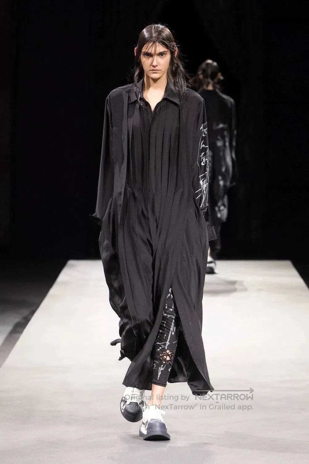 Yohji Yamamoto Yohji Yamamoto Layered Pleated Long Shirt. Size S / US 4 / IT 40 - 9 Thumbnail