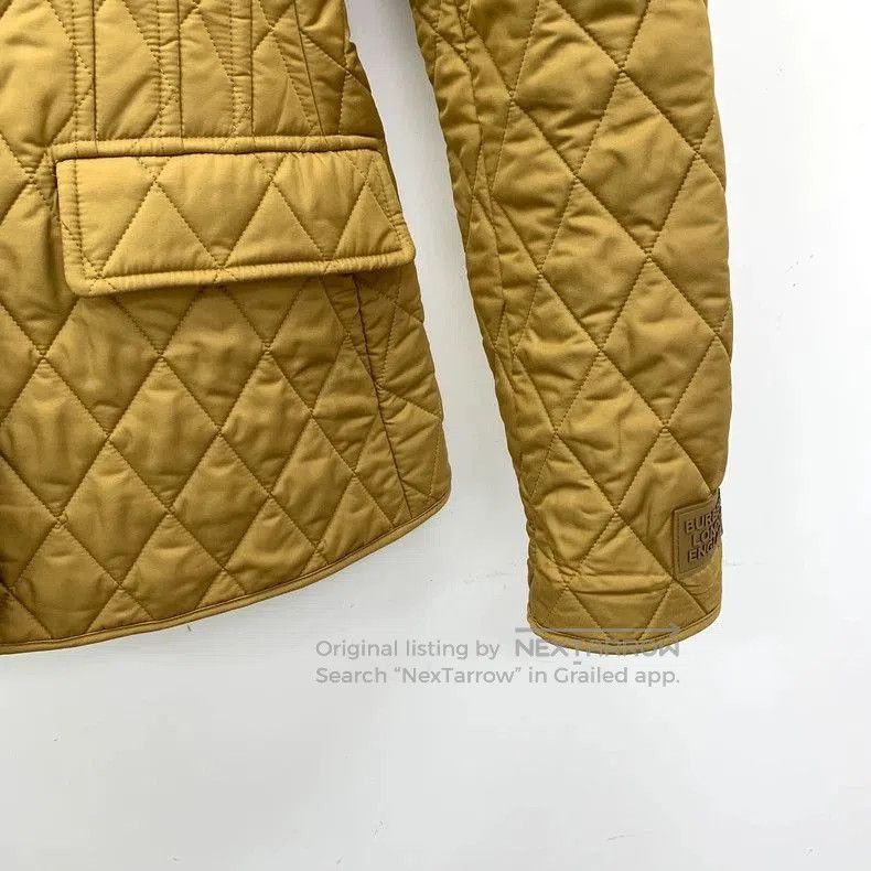 Burberry Burberry Brown Quilted Collar Coat. Size US S / EU 44-46 / 1 - 4 Thumbnail
