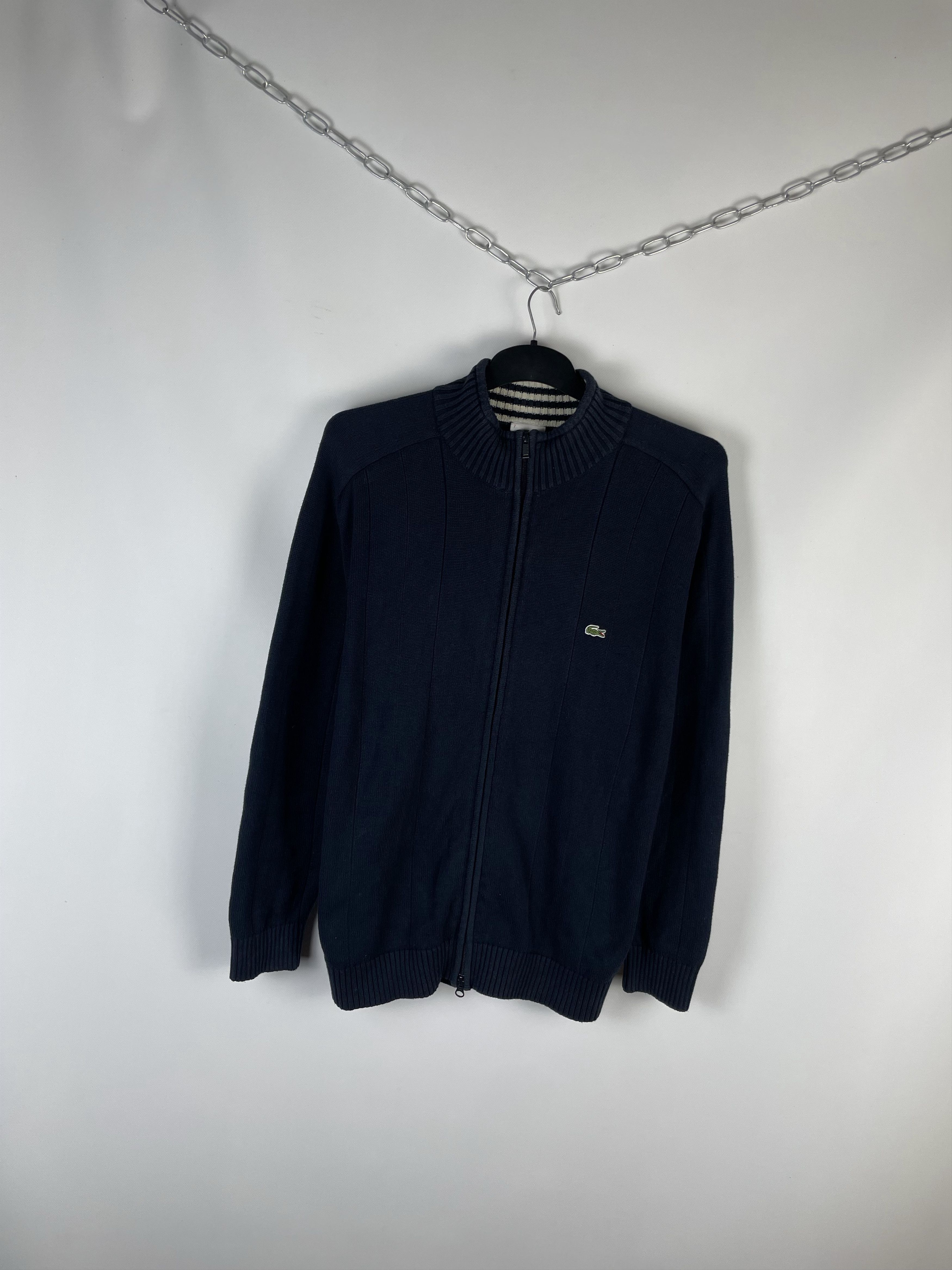 Lacoste Y2K Vintage Lacoste Zip Knitwear Size US L / EU 52-54 / 3 - 2 Thumbnail