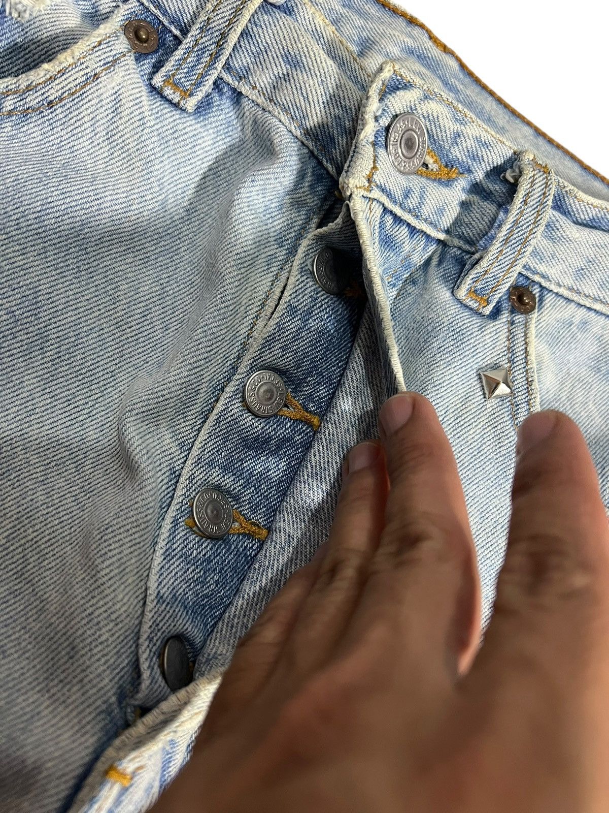 Levi's Vintage Levis 501 Patchwork Faded Jean Size US 30 / EU 46 - 13 Thumbnail