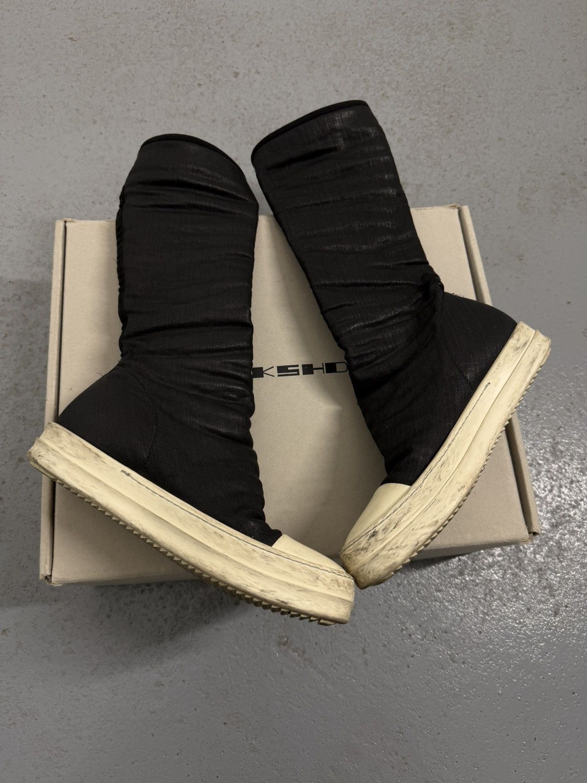 Rick Owens Drkshdw Rick Owens Drkshdw Socks With Box Size US 7 / IT 37 - 10 Thumbnail