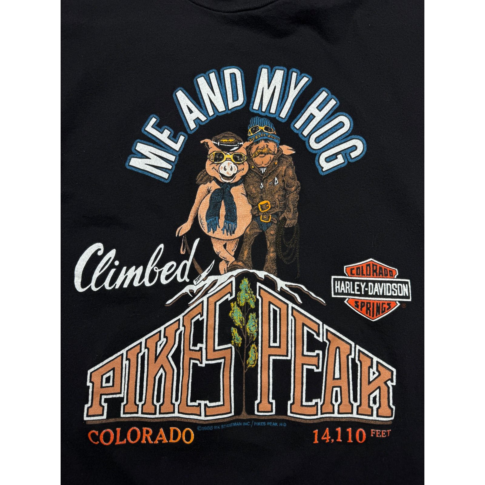 Vintage Vintage 1988 Harley Davidson Me And My Hog Size S 80s Size US S / EU 44-46 / 1 - 6 Thumbnail