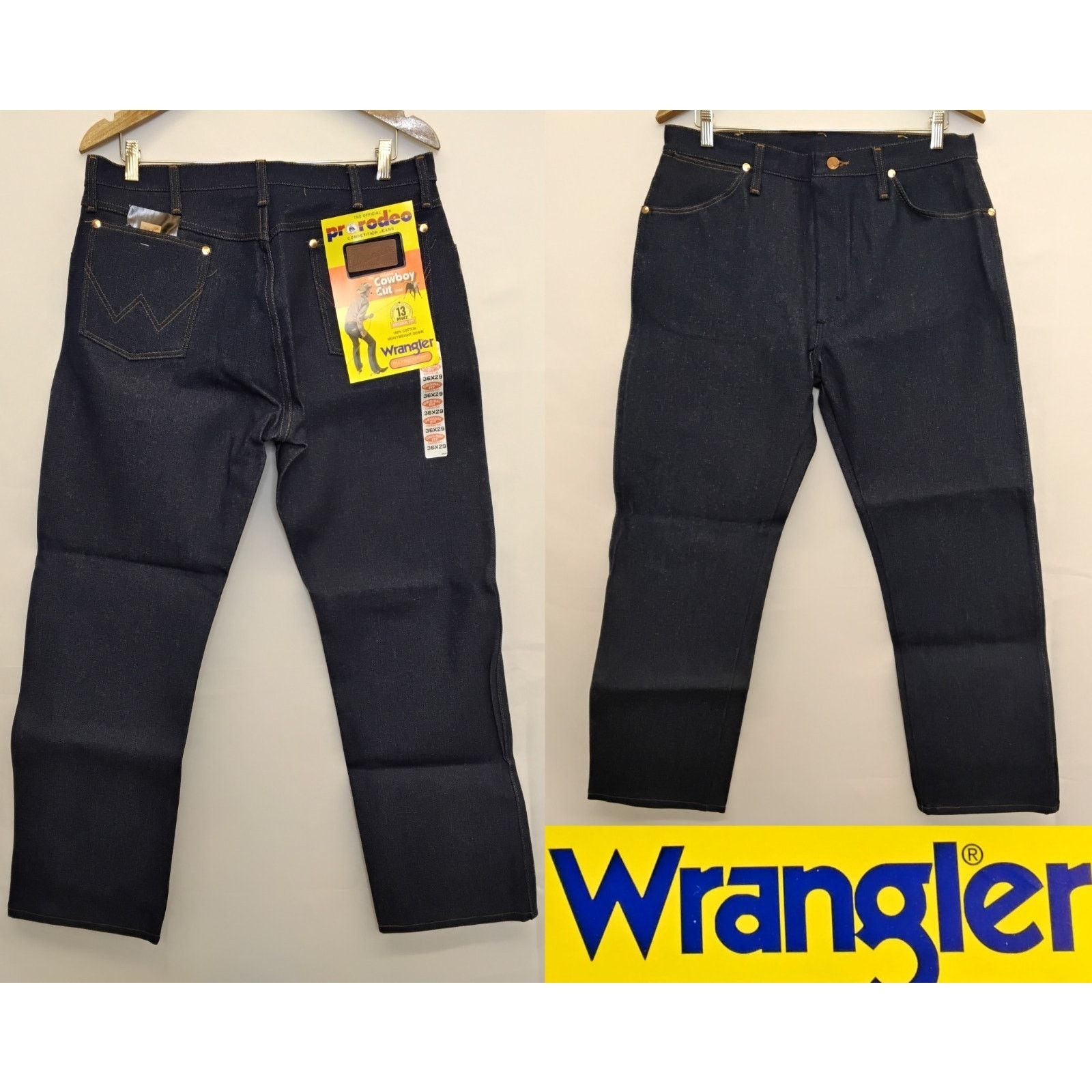 Wrangler Wrangler Pro Rodeo Cowboy Cut Jeans Men's 36 Deadstock VTG Size US 36 / EU 52 - 1 Thumbnail