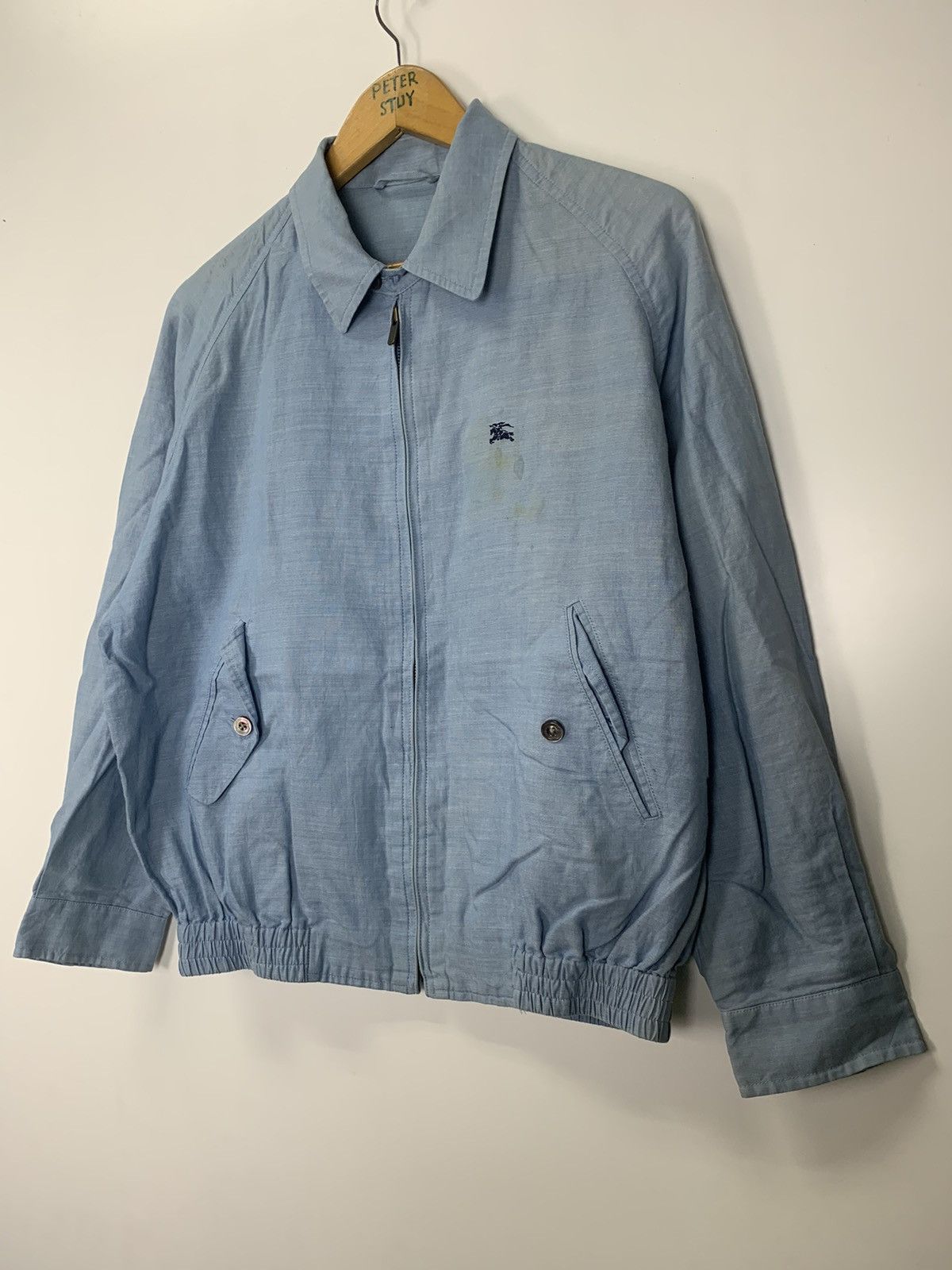 Burberry × Designer × Vintage Vintage Burberry zip up jacket Size US M / EU 48-50 / 2 - 6 Thumbnail