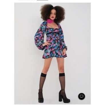 For Love & Lemons For Love & Lemons Maggie Mini Dress Size Small NWT Retails $ Size S / US 4 / IT 40 - 9 Thumbnail