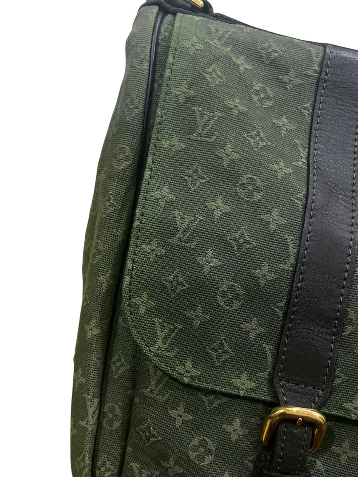 Louis Vuitton LOUIS VUITTON KHAKI MONOGRAM MINI LIN MAMAN BAG Size ONE SIZE - 20 Thumbnail