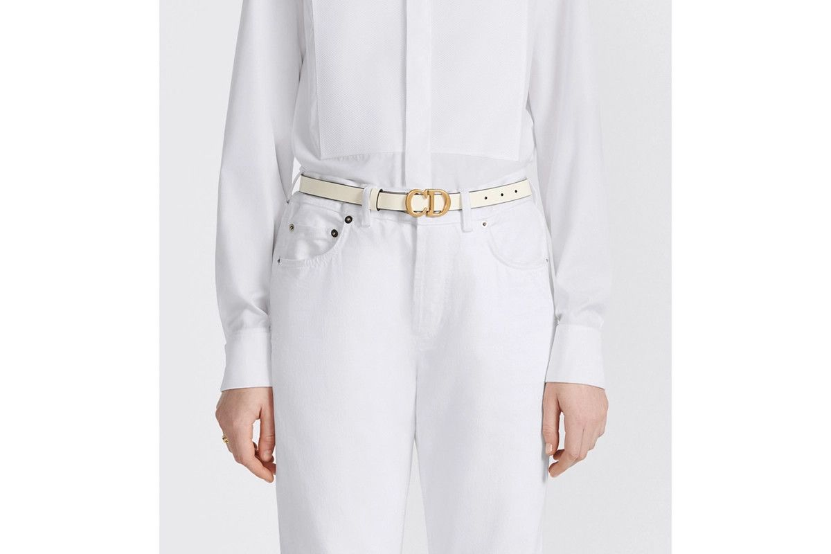 Dior o1bcso1str0126 Size:OS/Saddle Belt in White Size ONE SIZE - 6 Thumbnail