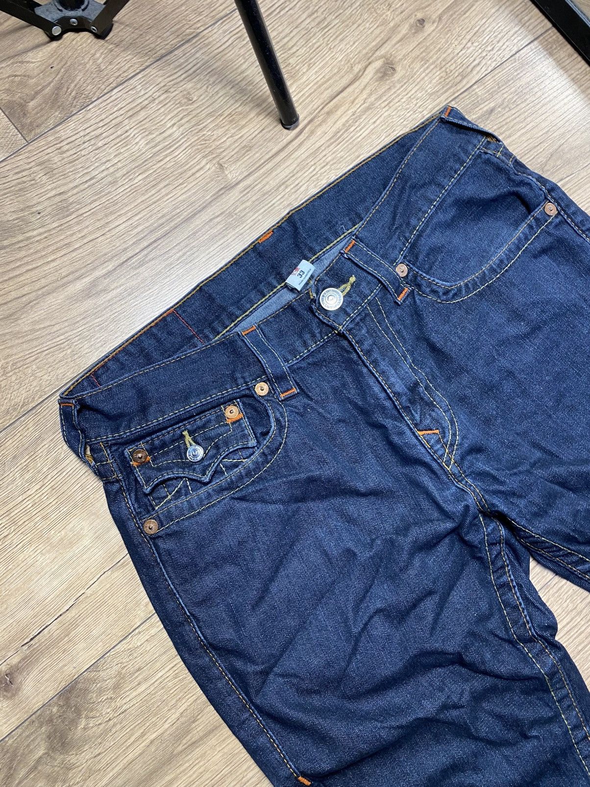 True Religion True Religion Geno Big T Relaxed Slim Jeans Men's Size 33 Size US 33 - 5 Thumbnail