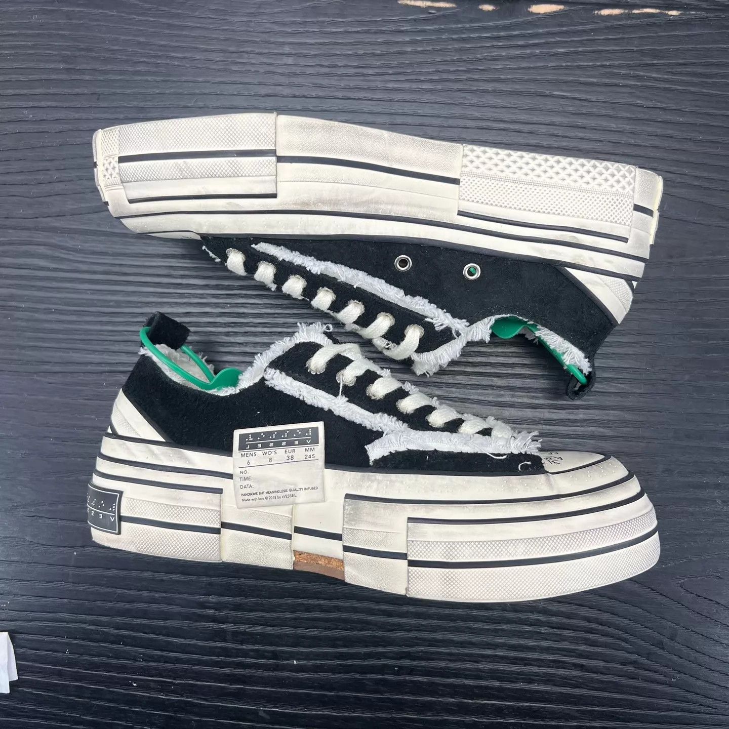 Other Vanness Wu black and white 38 shoes like new Size US 7.5 / IT 37.5 - 3 Thumbnail