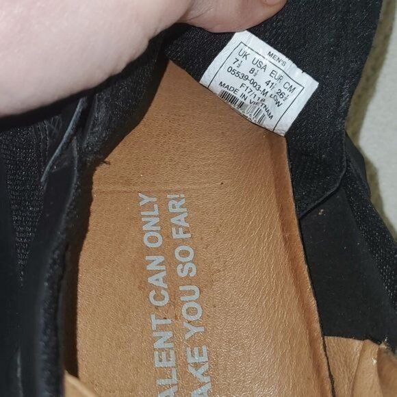 Vintage K-Swiss Gen-K Penny Mocassin Sz. 8.5 Black Textured Slipon L Size US 8.5 / EU 41-42 - 7 Thumbnail