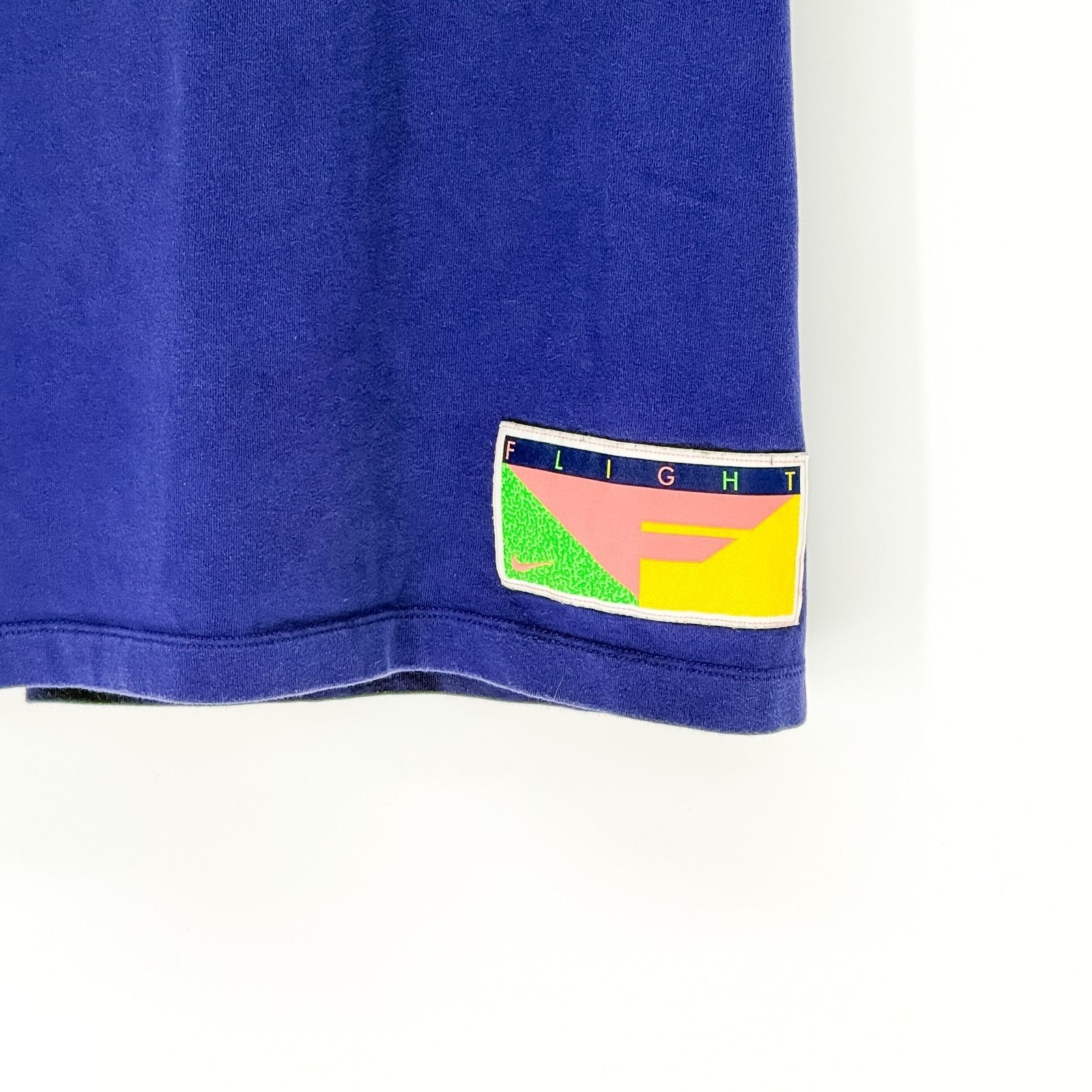 Nike Nike Flight Series Throwback Cotton T-Shirt Blue Logo Graphi Size US L / EU 52-54 / 3 - 5 Thumbnail