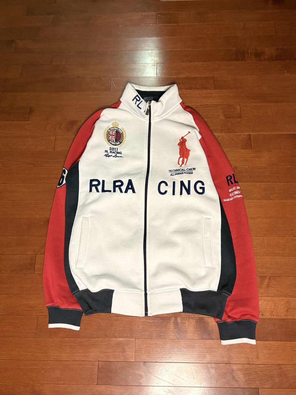 Polo Ralph Lauren Vintage Polo Ralph Lauren Great Britain Racing Jacket | $90 Size US XL / EU 56 / 4 - 1 Thumbnail