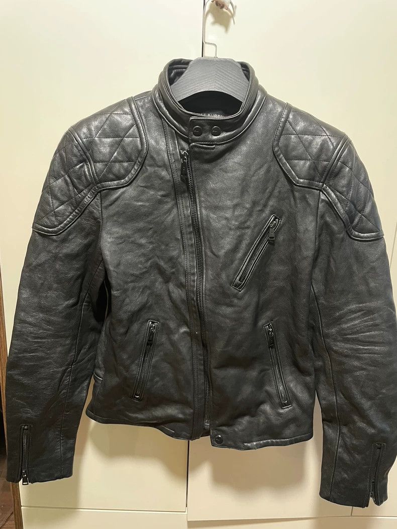 RRL Ralph Lauren RRL Ralph Lauren Black Label Venom Leather Coat Motorcycle Size US S / EU 44-46 / 1 - 2 Thumbnail