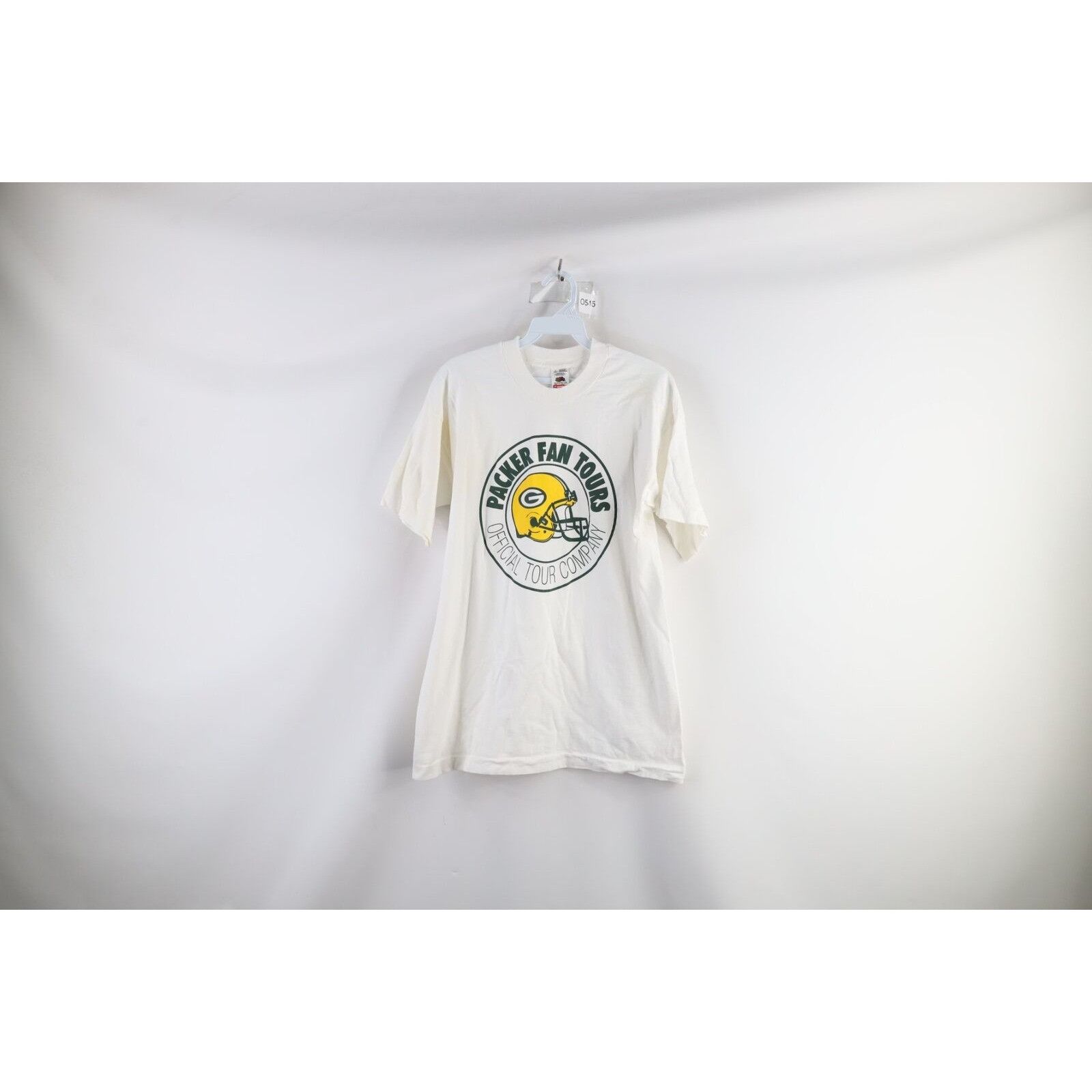Vintage Vintage 90s Spell Out Green Bay Packers Football T-Shirt Size US L / EU 52-54 / 3 - 1 Thumbnail