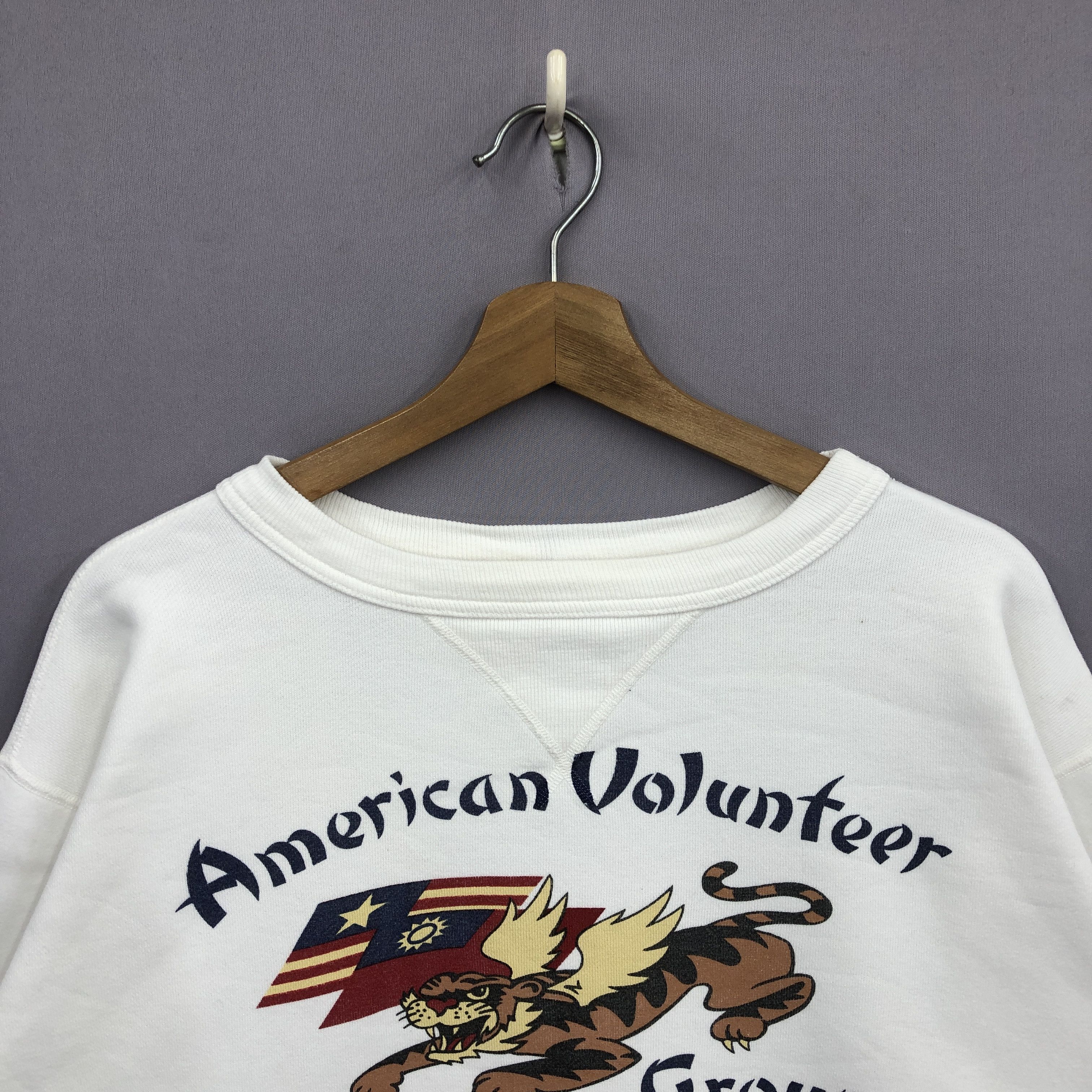 Buzz Rickson's Vintage Buzz Rickson Sweater American Voluntier Sweatshirt Size US M / EU 48-50 / 2 - 3 Thumbnail