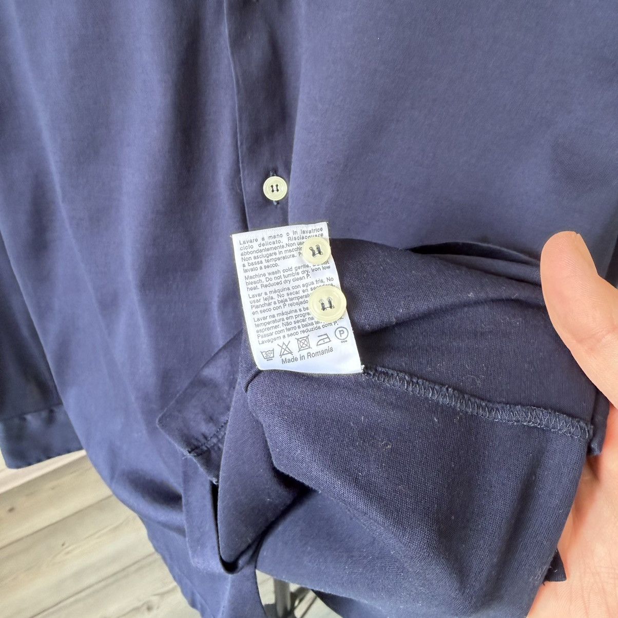 Boggi Boggi Easy Formal Stretch Shirt Size US L / EU 52-54 / 3 - 7 Thumbnail